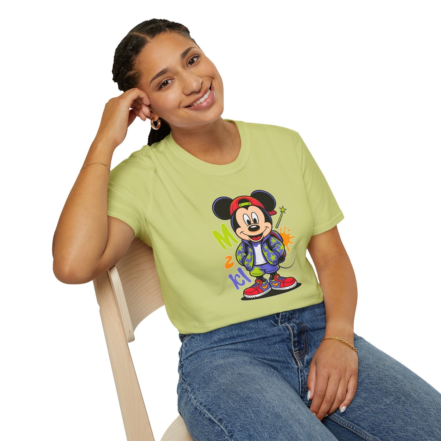 Cartoon T Shirt With Animation Design Unisex Gildan Softstyle 64000 Tee For Funny Animals