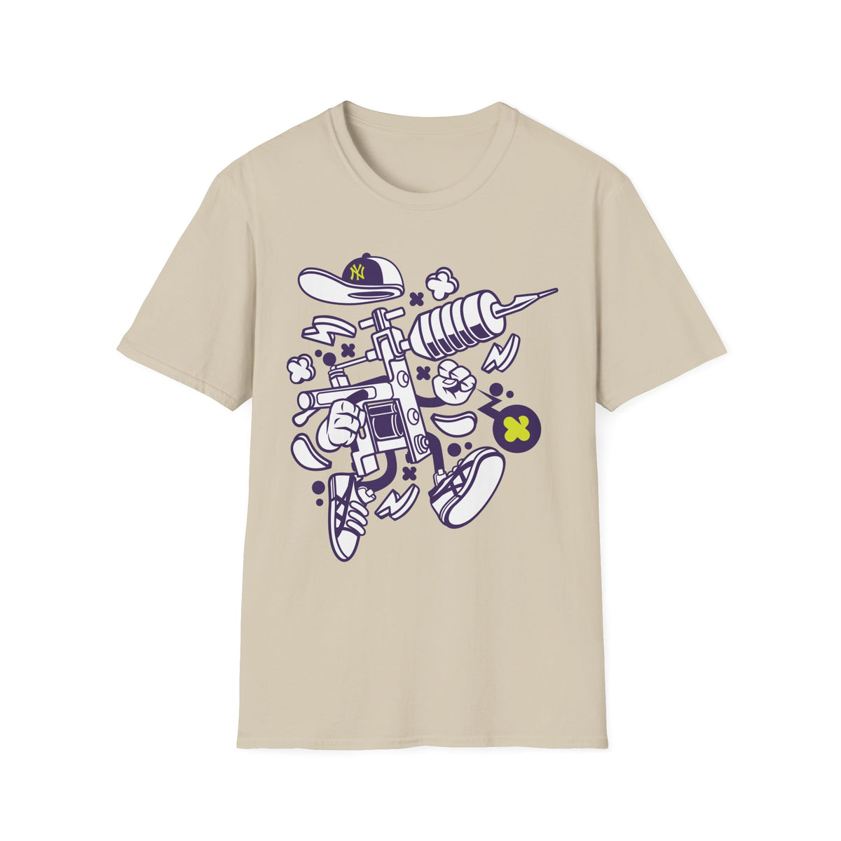 Funny Cartoon Animation Graphic Unixes Gildan Cotton Tee Shirt 707