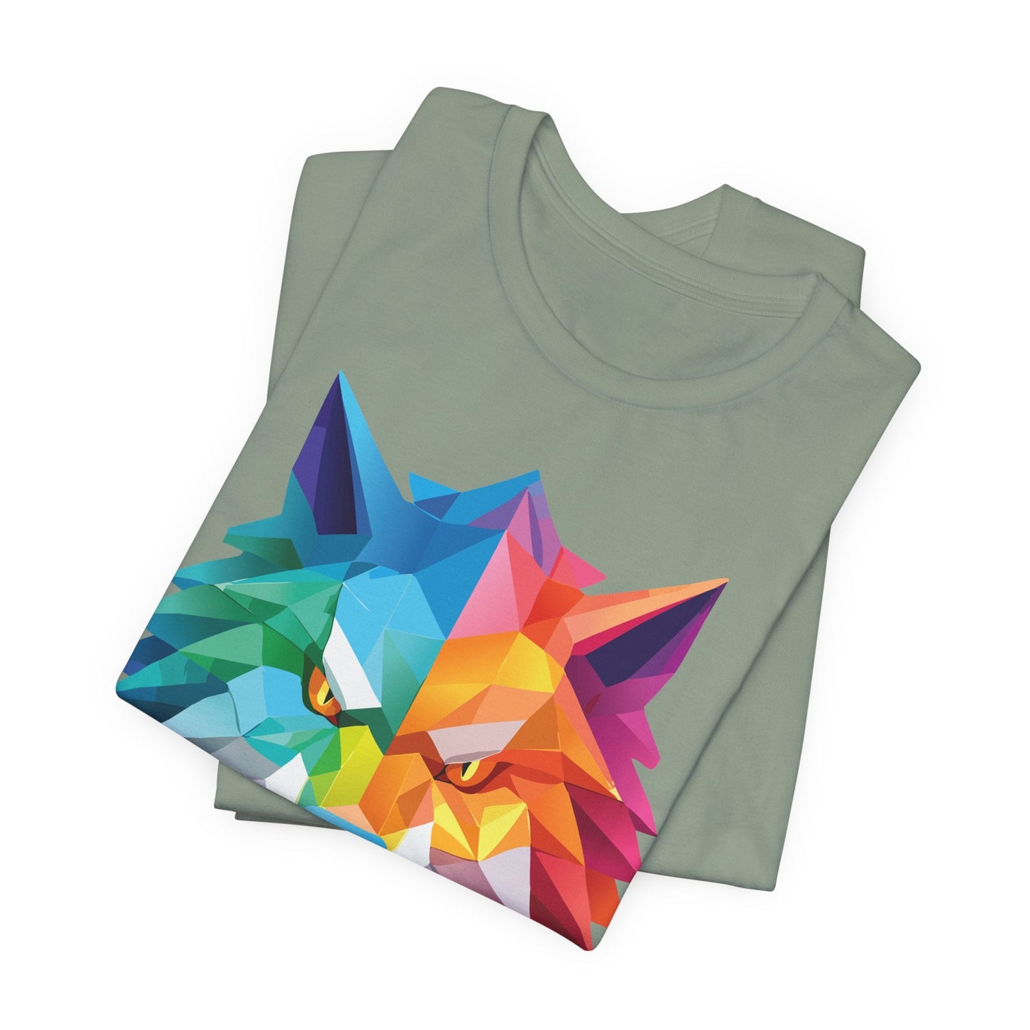 Unisex Animal Shirt Art Design Tee With Animals Wild Animals Shirt Short Sleeve