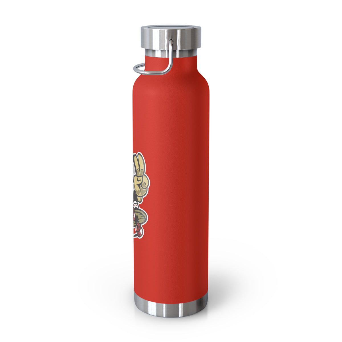 22oz Copper Insulated Water Bottle with Cartoon Design - CV102