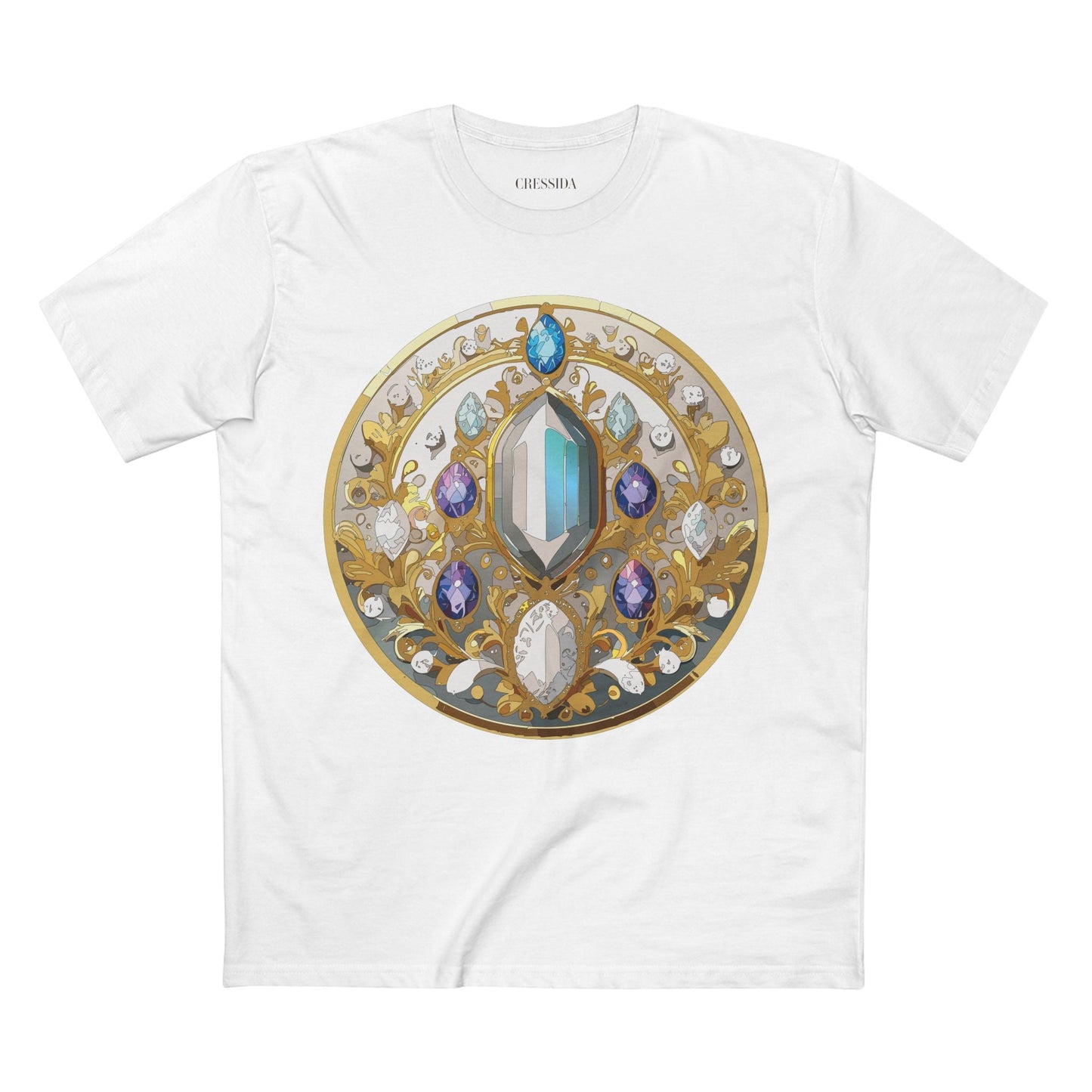 Medallion Graphic T-Shirt Unisex 100 Cotton With Gold Art Design Medal Tee 15