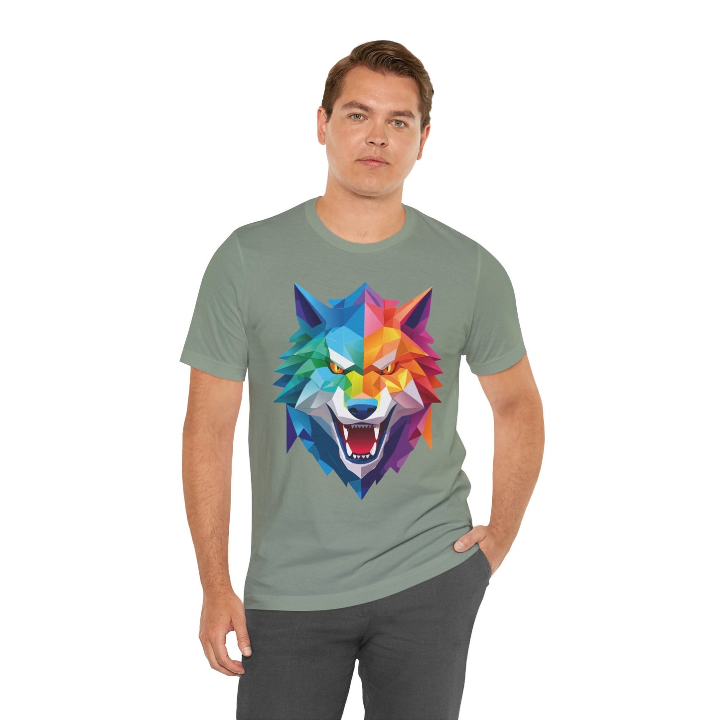 Unisex Animal Shirt Art Design Tee With Animals Wild Animals Shirt Short Sleeve