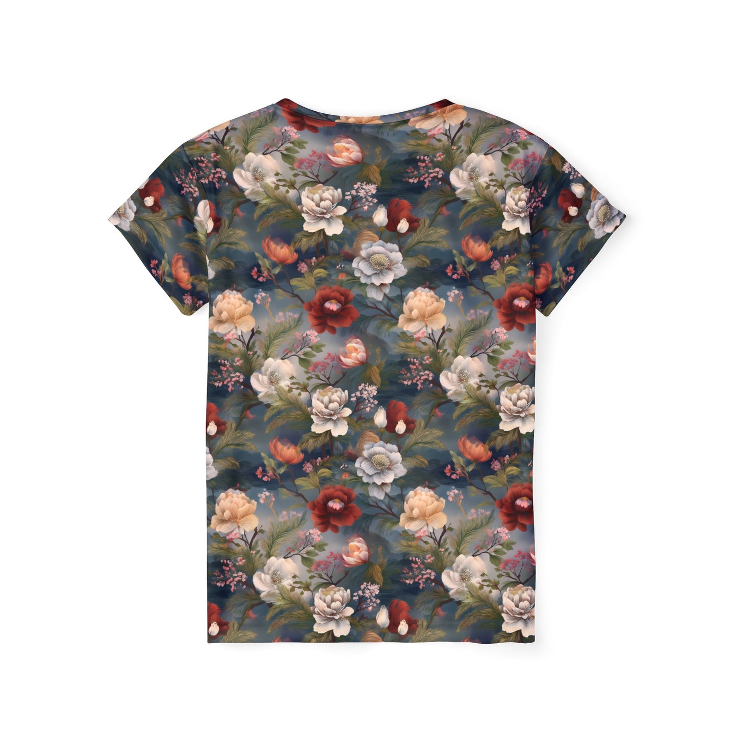 Women Poly Shirt with Floral Print F329