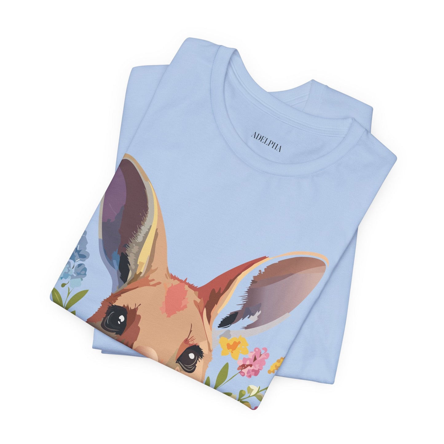 Kangaroo Graphic Unisex 100 Cotton Vintage Animal Artwork Tee 3