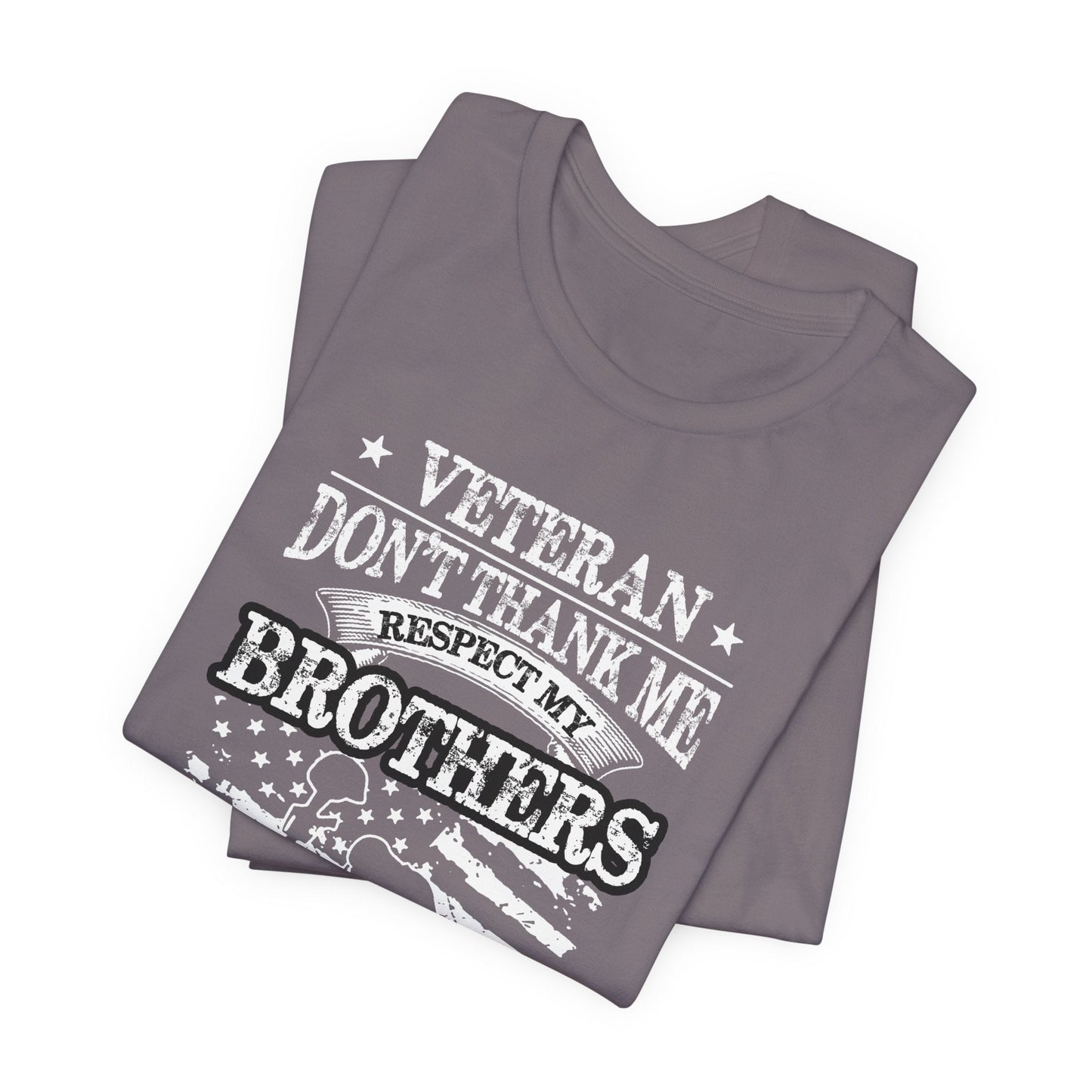 Army Veteran Patriotic Graphic Design Unisex Cotton T-Shirt v60