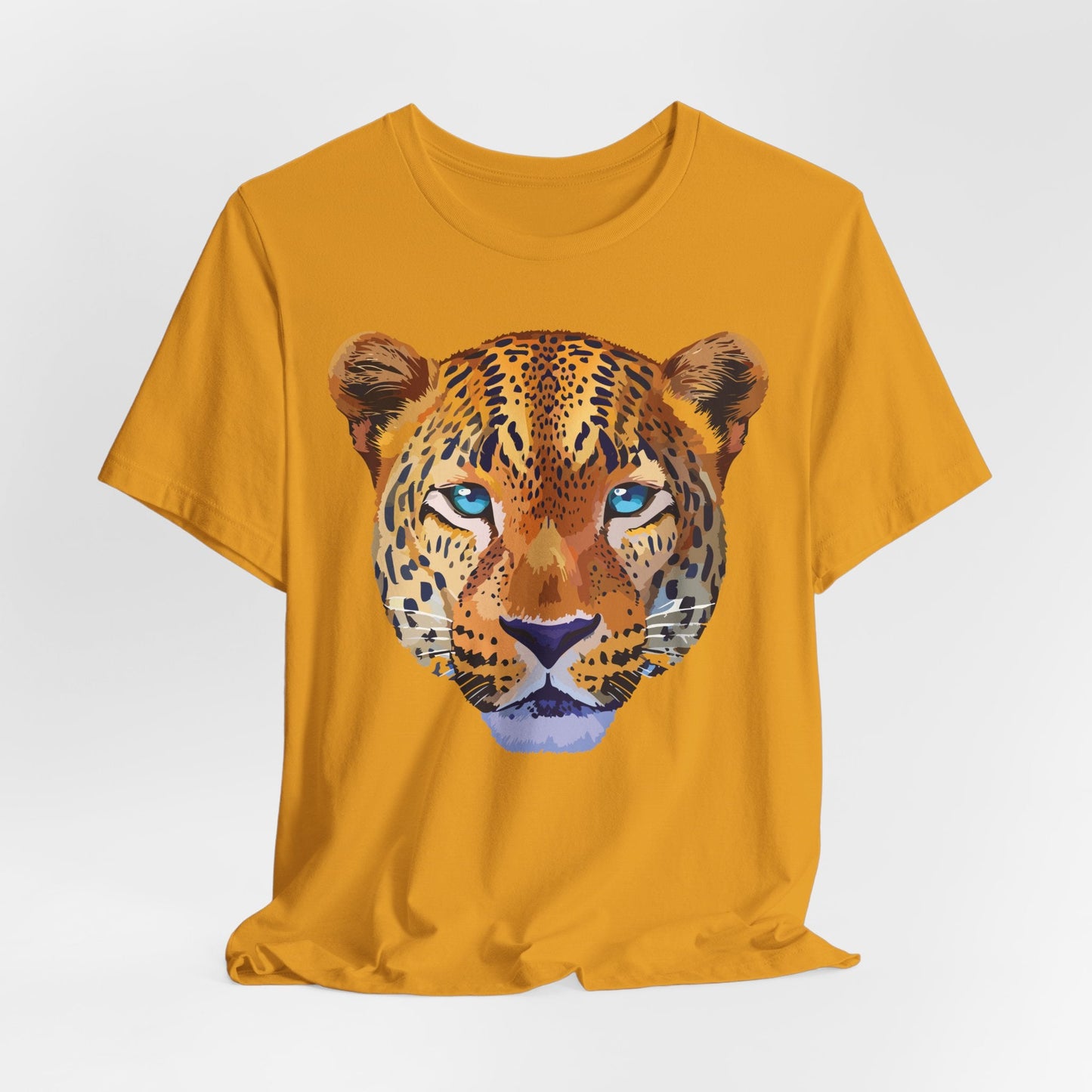 Unisex Animal Print Tee Shirt With Art Design Wild Animals Graphic Tee For Everyday Wear