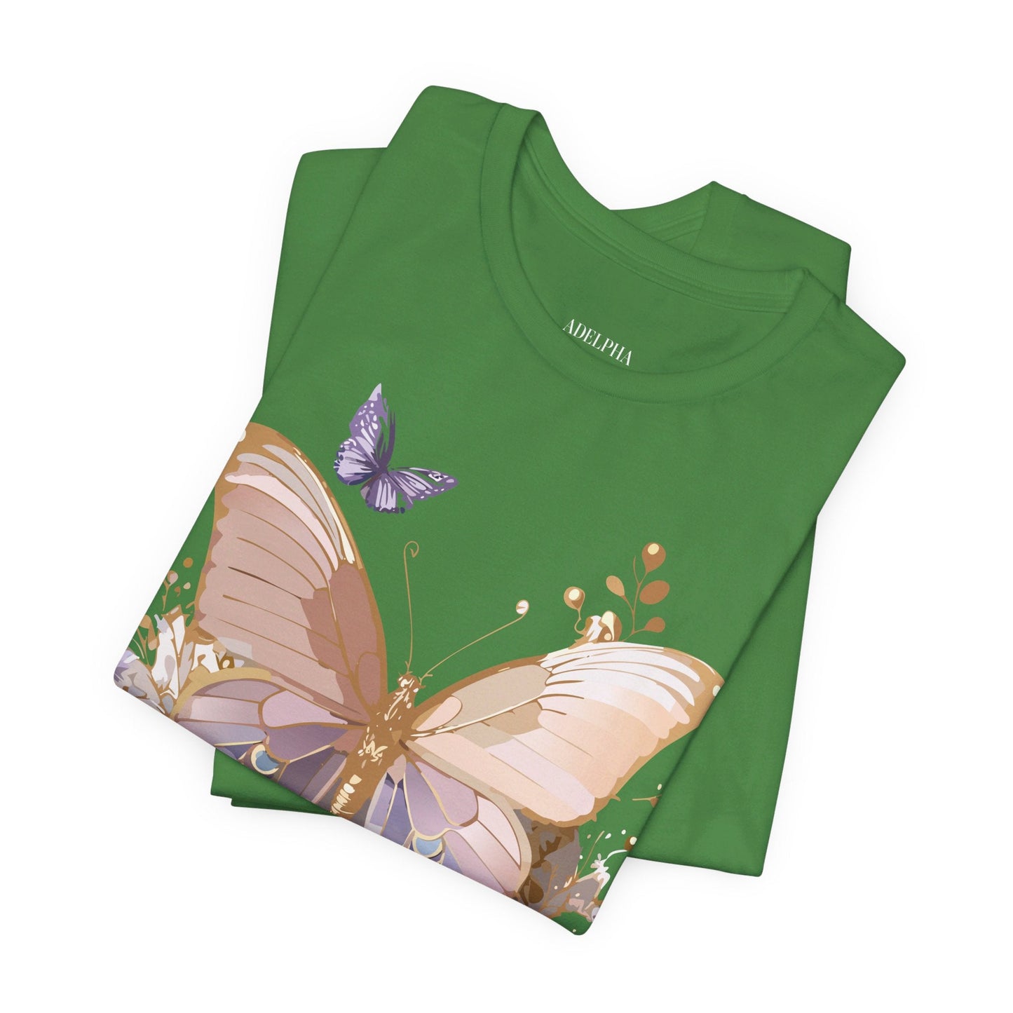 Butterfly Graphic Tee From Adelpha Unisex Short Sleeve Vintage Artwork