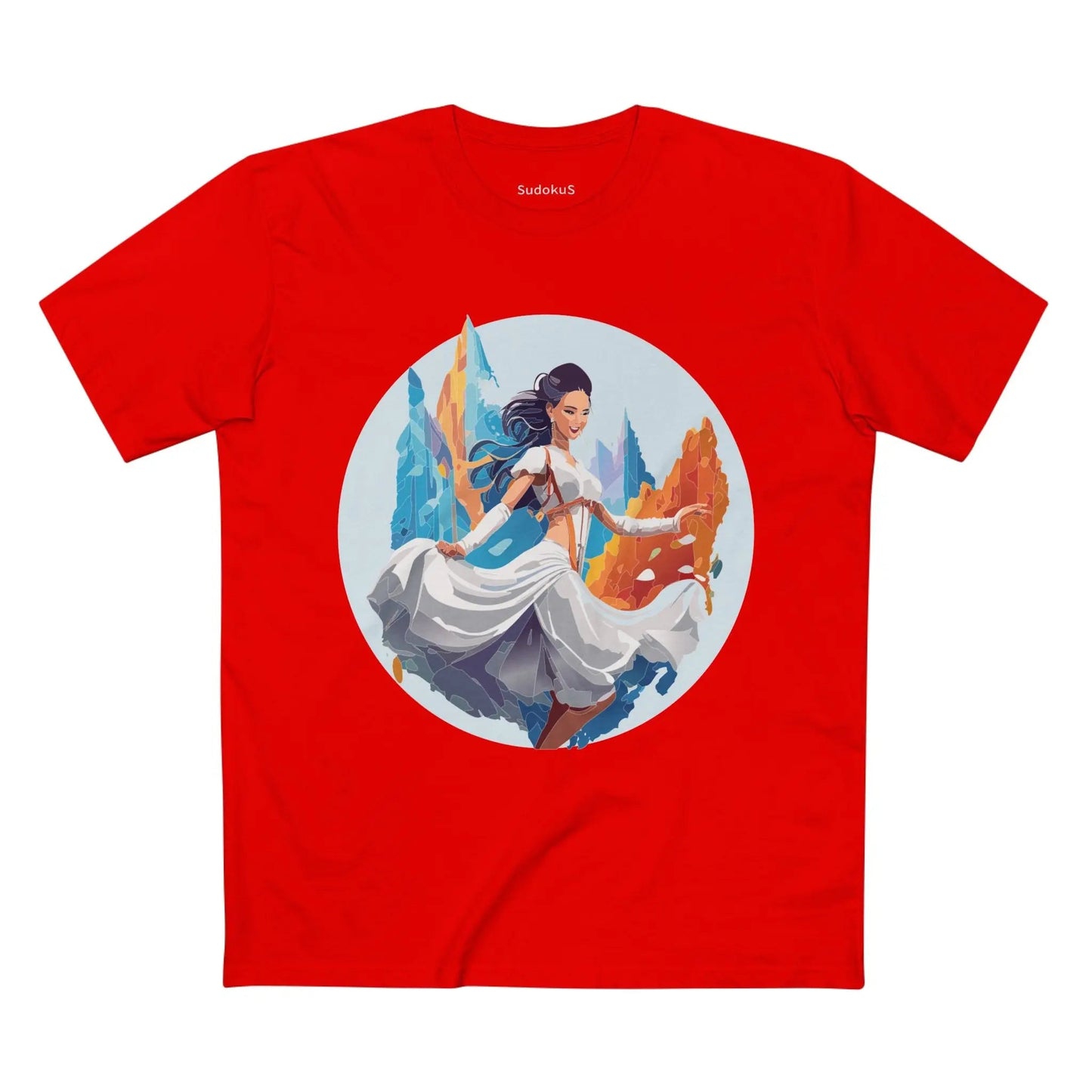 Dancer Graphic Unisex 100 Cotton Staple Tee 14