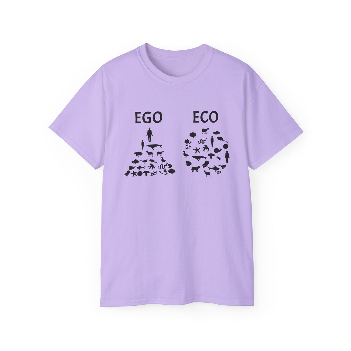 EGO vs ECO graphic tee | Environmental conservation shirt