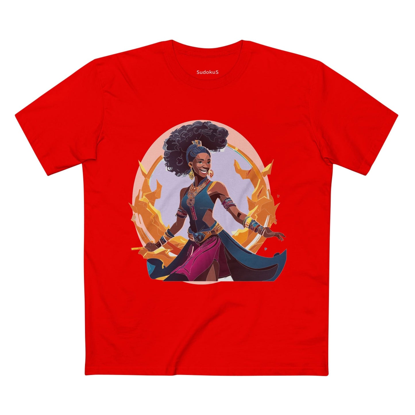 Dancer Graphic Unisex 100 Cotton Staple Tee 21