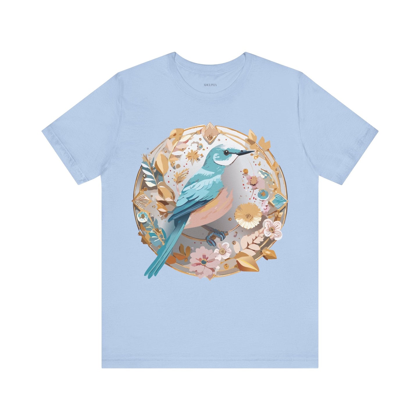 Adelpha Medallion Shirt Unisex Graphic Tee With Vintage Inspired Artwork Short Sleeve Jersey