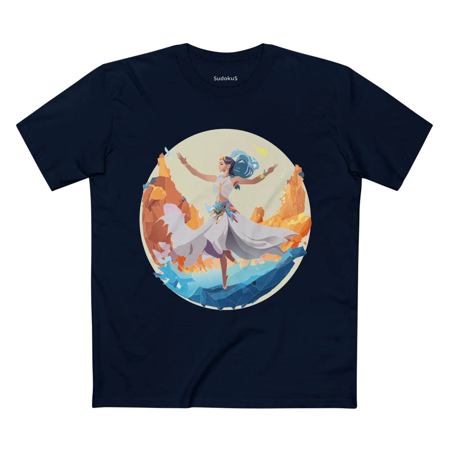 Dancer Graphic Unisex 100 Cotton Staple Tee 12