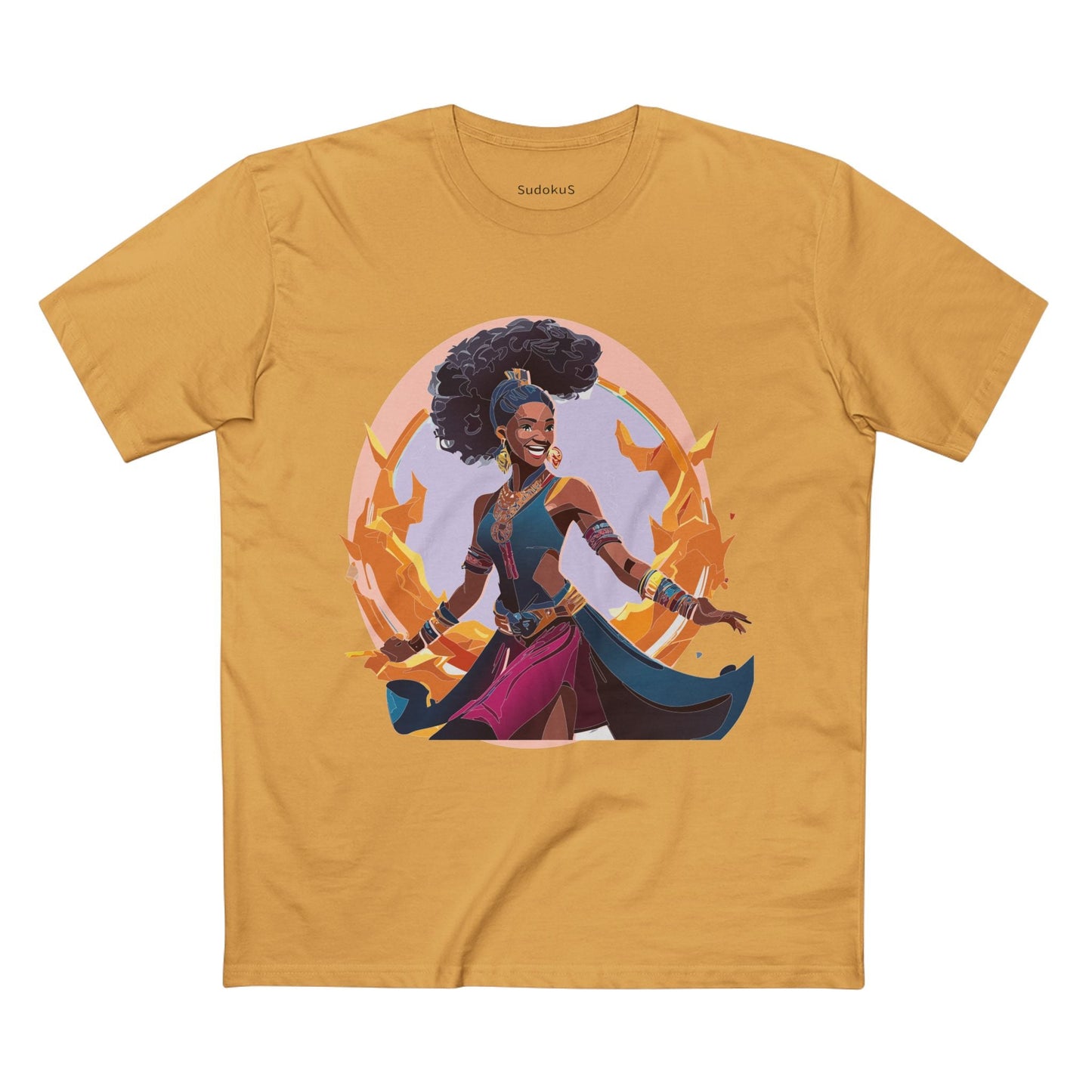 Dancer Graphic Unisex 100 Cotton Staple Tee 21