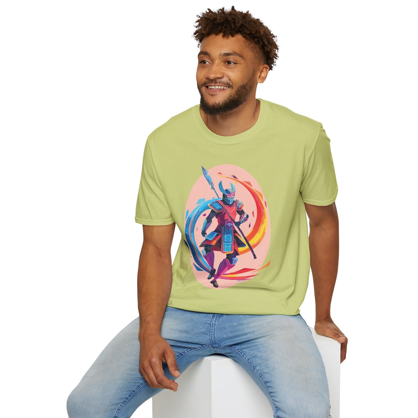 Samurai Shirt Unisex Softstyle T Shirt 64000 Cotton Breathable Everyday Comfort Fit