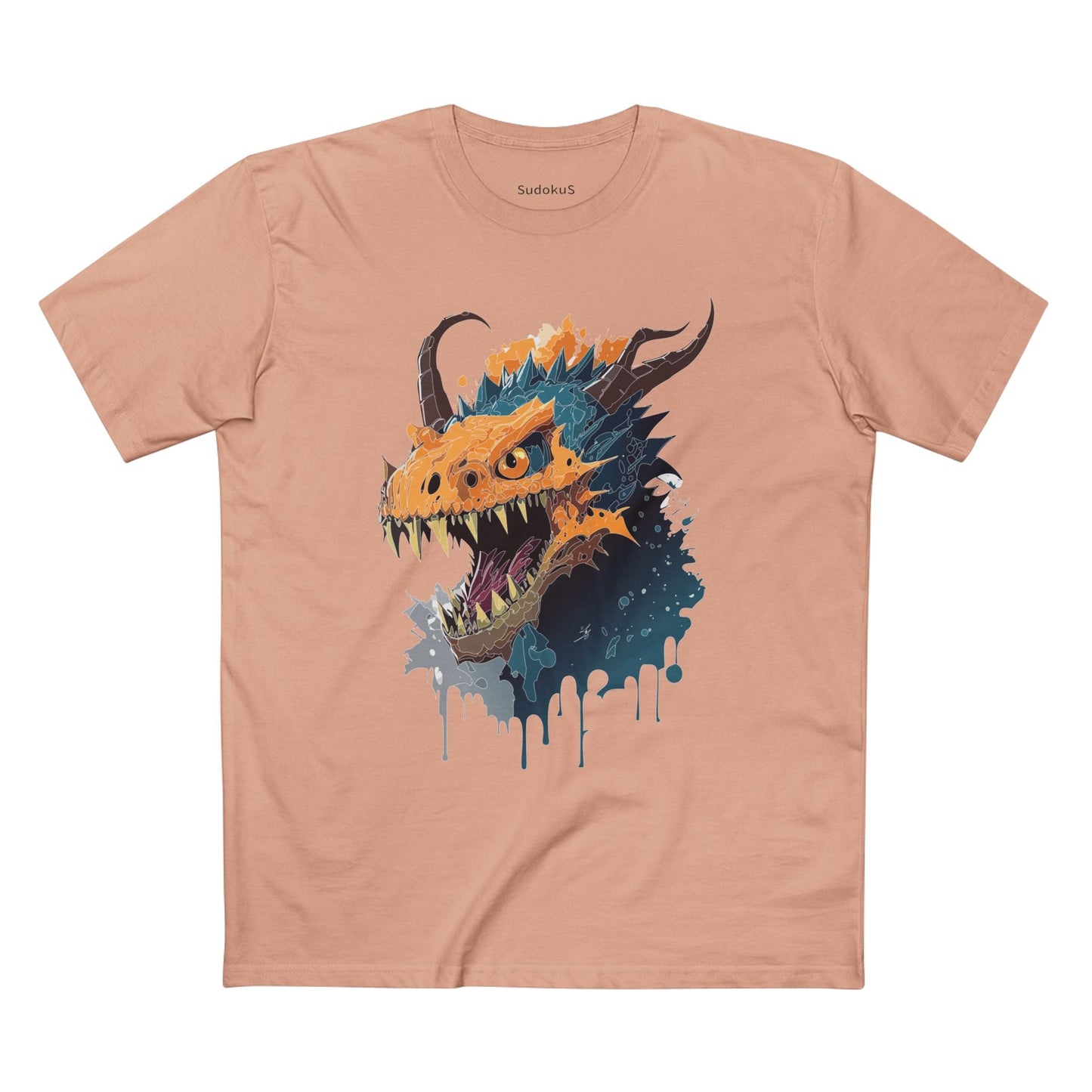 Cartoon Monsters Graphic Unisex 100 Cotton Staple Tee 31