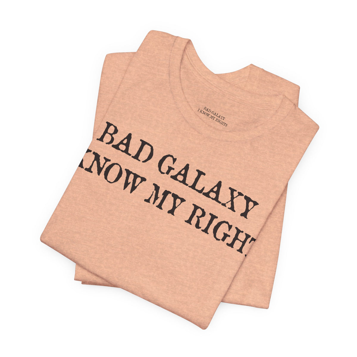 Art Red Stamp Graphic Unisex Cotton Bella+Canvas Tee with Art Design b98