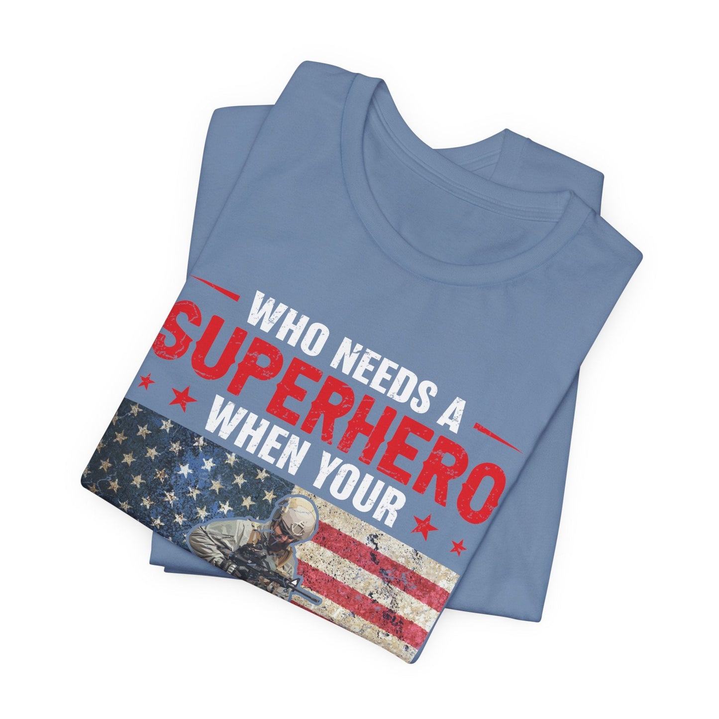 American Flag Graphic Unisex Cotton Tee v43