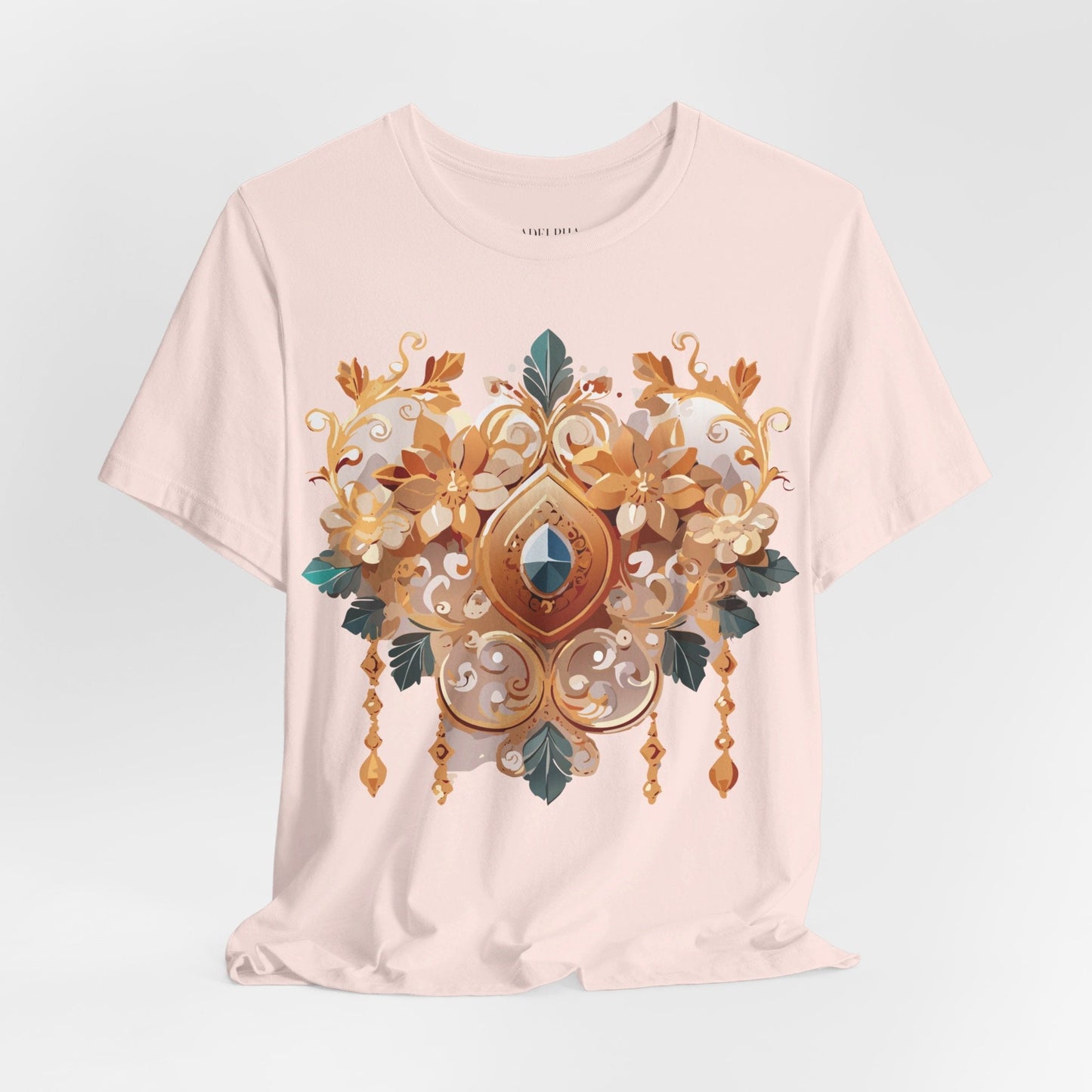 Jewelry Graphic Unisex 100 Cotton Vintage Treasure Art T-Shirt 34