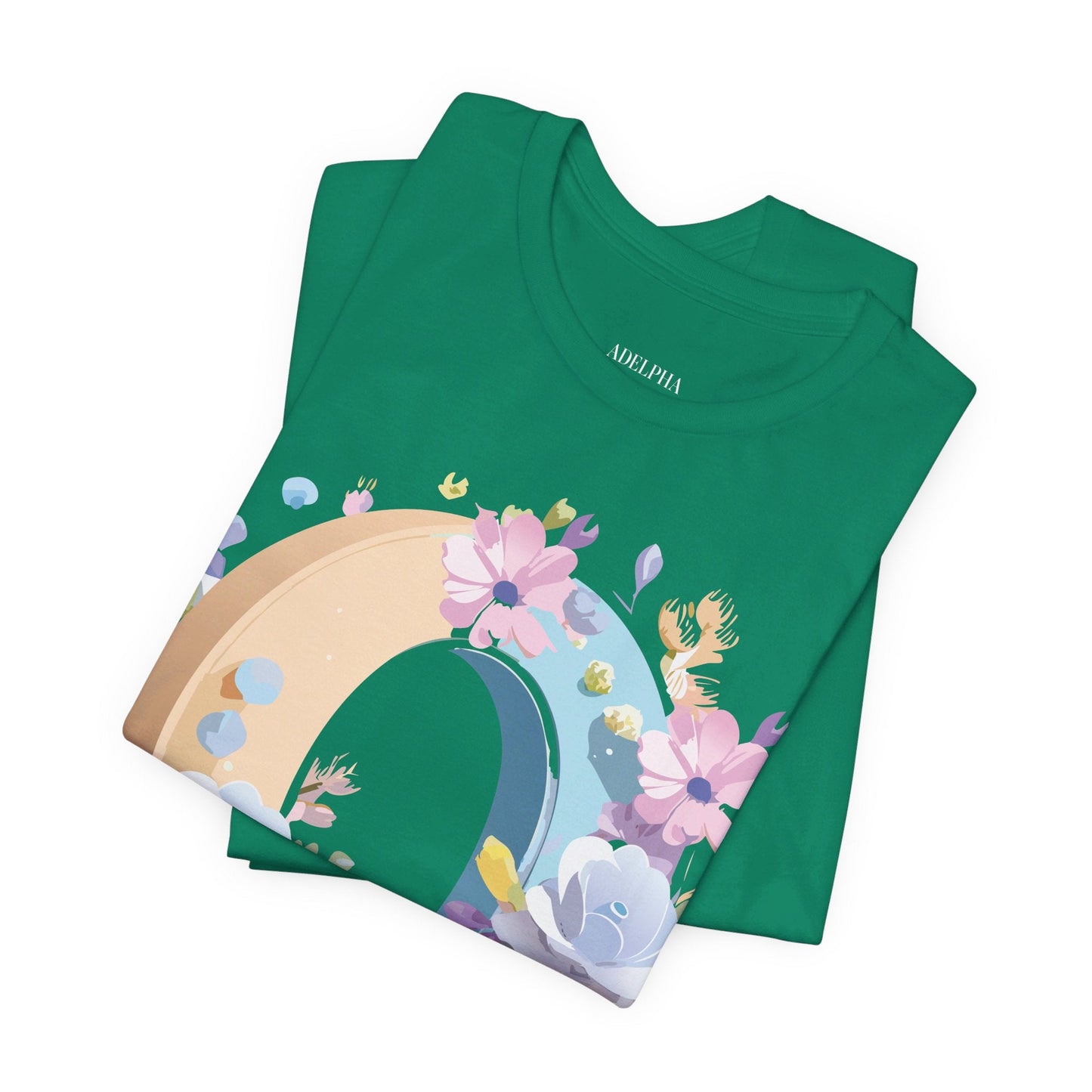 Letter O Shirt Unisex Graphic Tee With Vintage Inspired Art By Adelpha Premium Jersey Short Sleeve