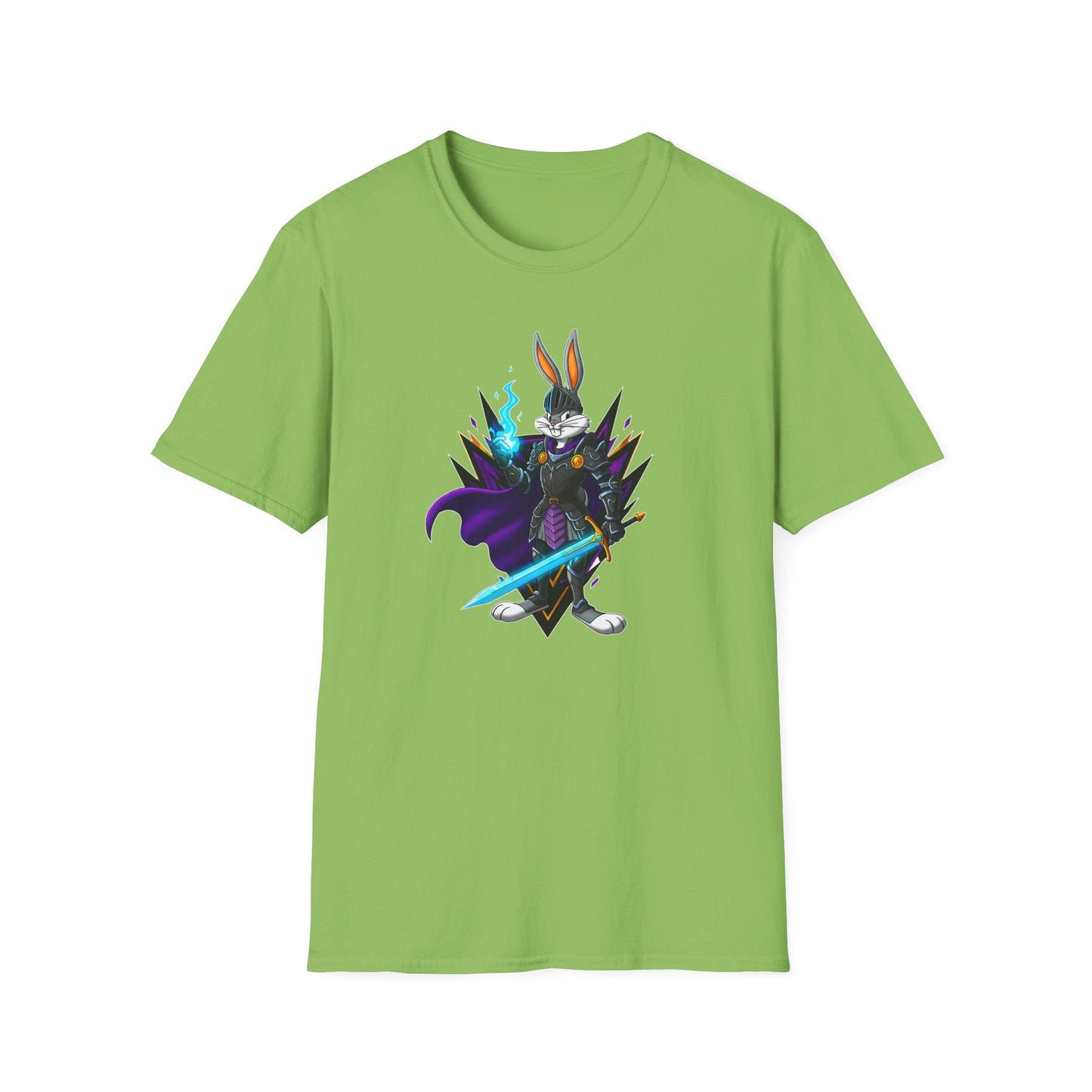 Bugs Bunny Shirt Unisex Gildan Softstyle Tee 100 Percent Cotton Cartoon Graphic Design