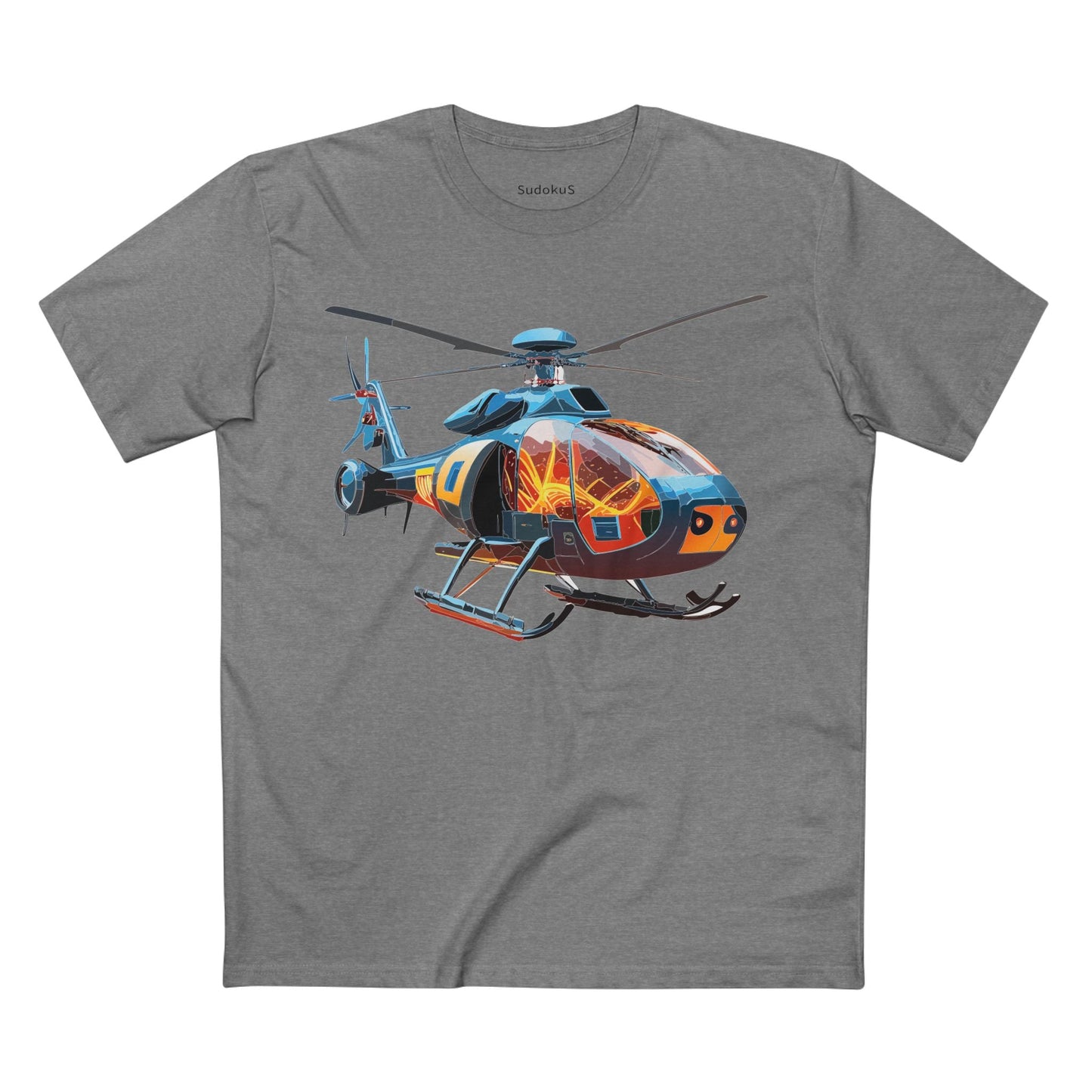 Chopper Graphic Unisex 100 Cotton Staple Tee 4