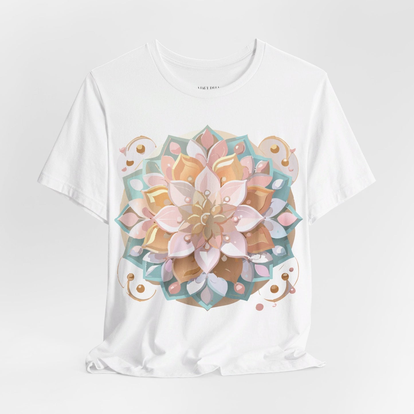 Mandala Shirt Graphic Tee Unisex Adelpha Vintage Inspired Art Design Premium Apparel