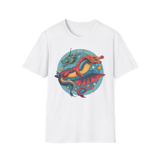 Dragon Graphic Unisex 100 Cotton Tee with Animal Artwork Design 19