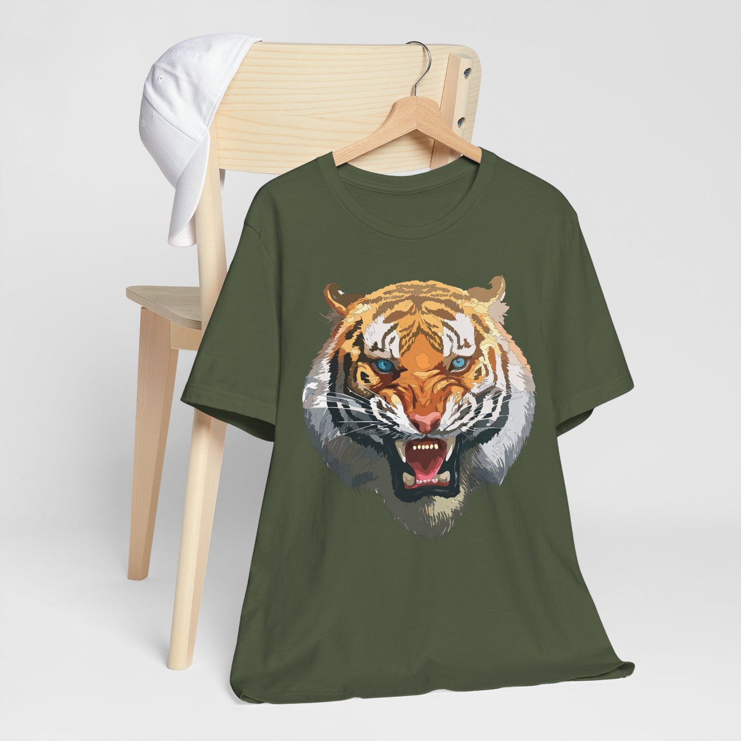 Tiger Shirt, Animal Shirt, T-Shirt with Tiger, Art Design Tee, Wild Animals Tees, Safari T-Shirt, Graphic Design Tee 15