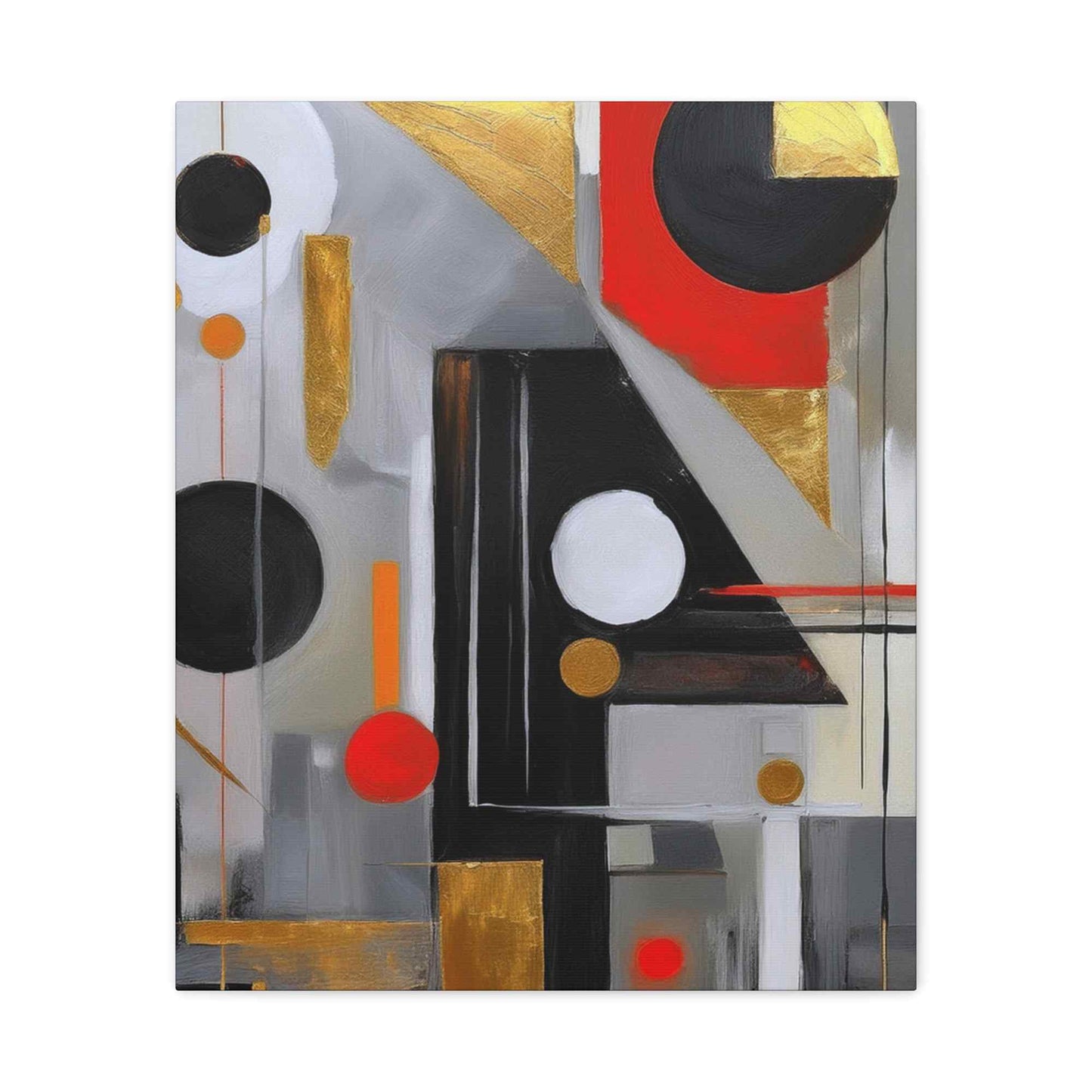 Red Abstract Painting Print Canvas 20x24,20x30,24x30, 24x32,24x36,30x40, 32x48,36x48,40x60 Pine-Wood Inner Frame ABS-23