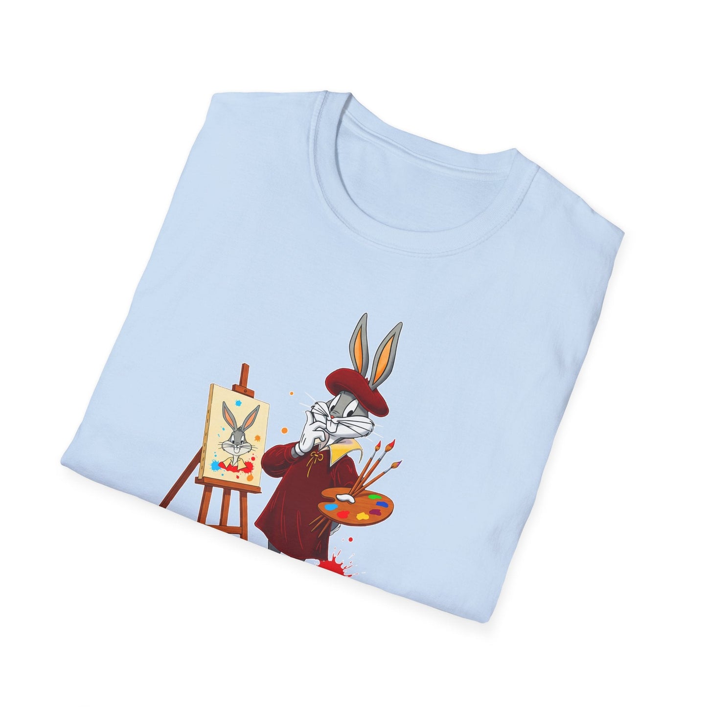 Bugs Bunny Shirt Unisex Cartoon T Shirt Softstyle 64000 Graphic Tee By Gildan Brand