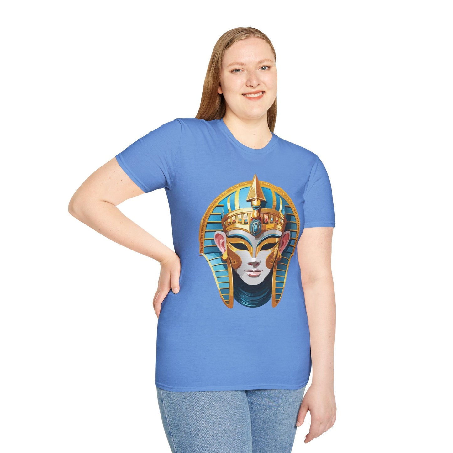 Mask Graphic Unisex Cotton Masquerade Design Artwork Tee 16