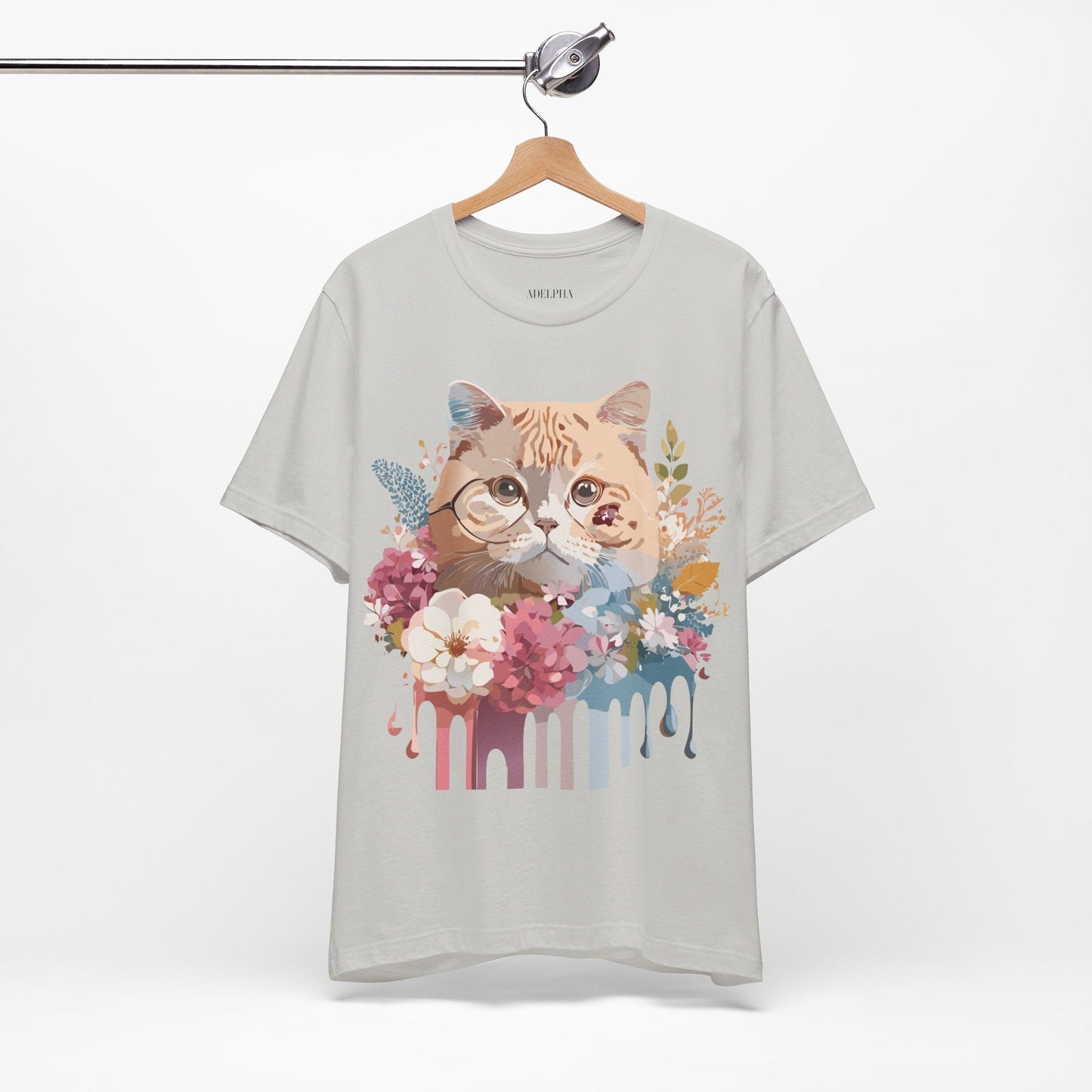 Cat Graphic Tee Unisex Vintage Inspired Shirt By Adelpha Original Artwork
