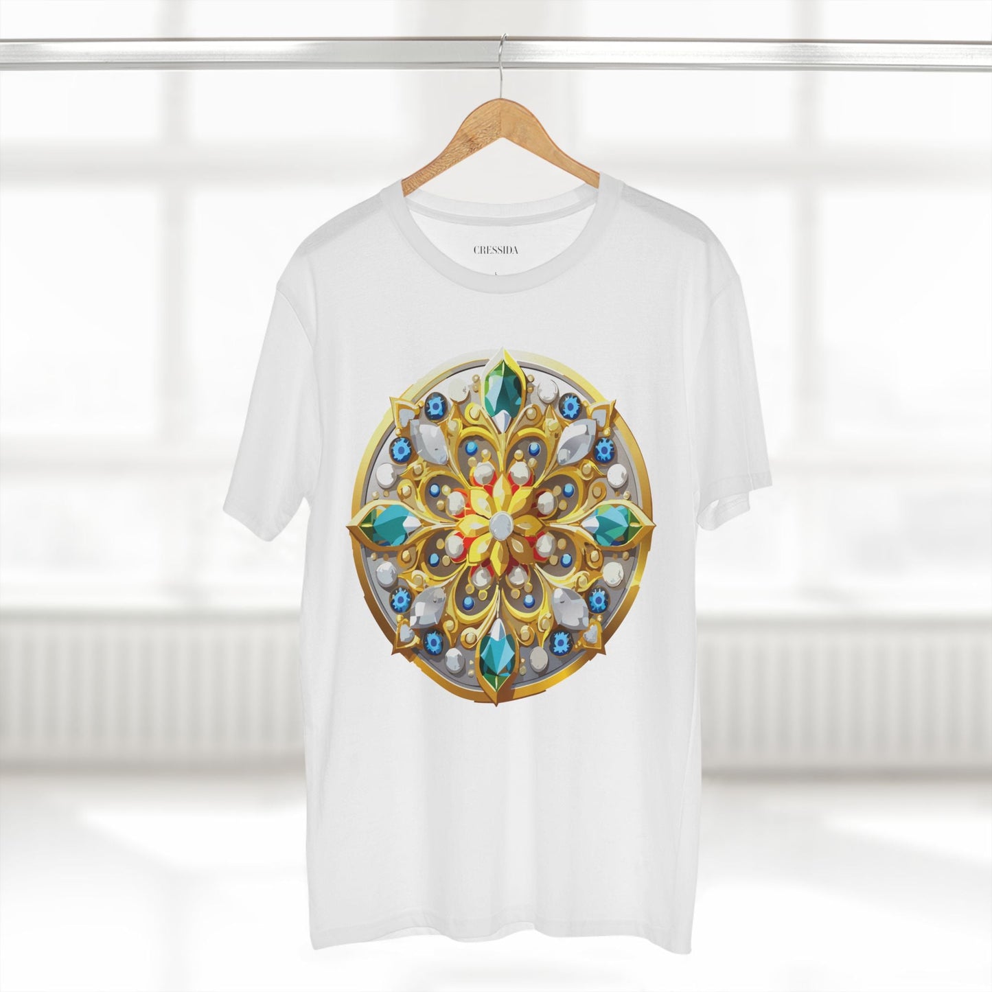 Medallion Graphic T-Shirt Unisex 100 Cotton With Gold Art Design Medal Tee 2