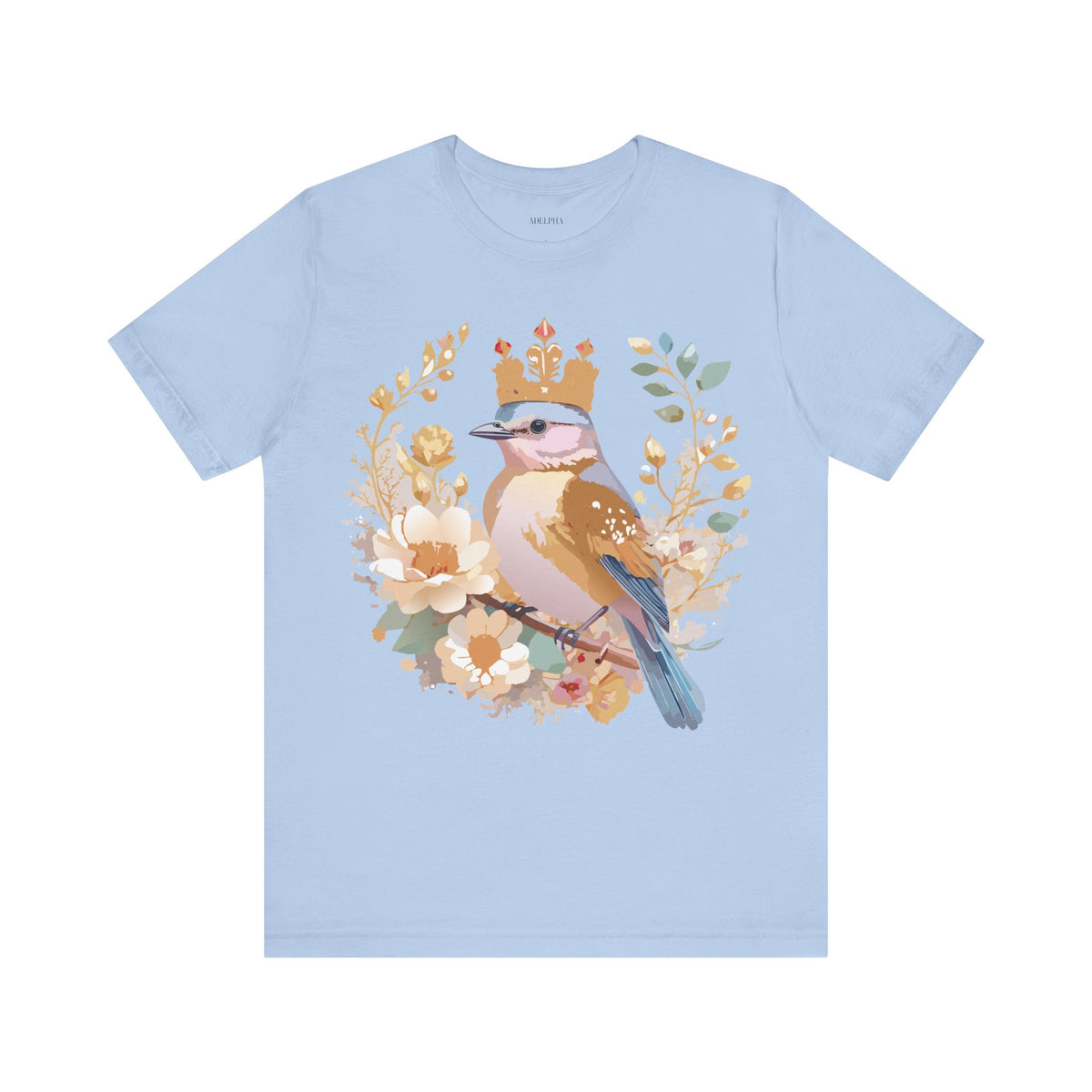 Medallion Graphic Unisex Cotton Bella+Canvas Tee with Art Design d42