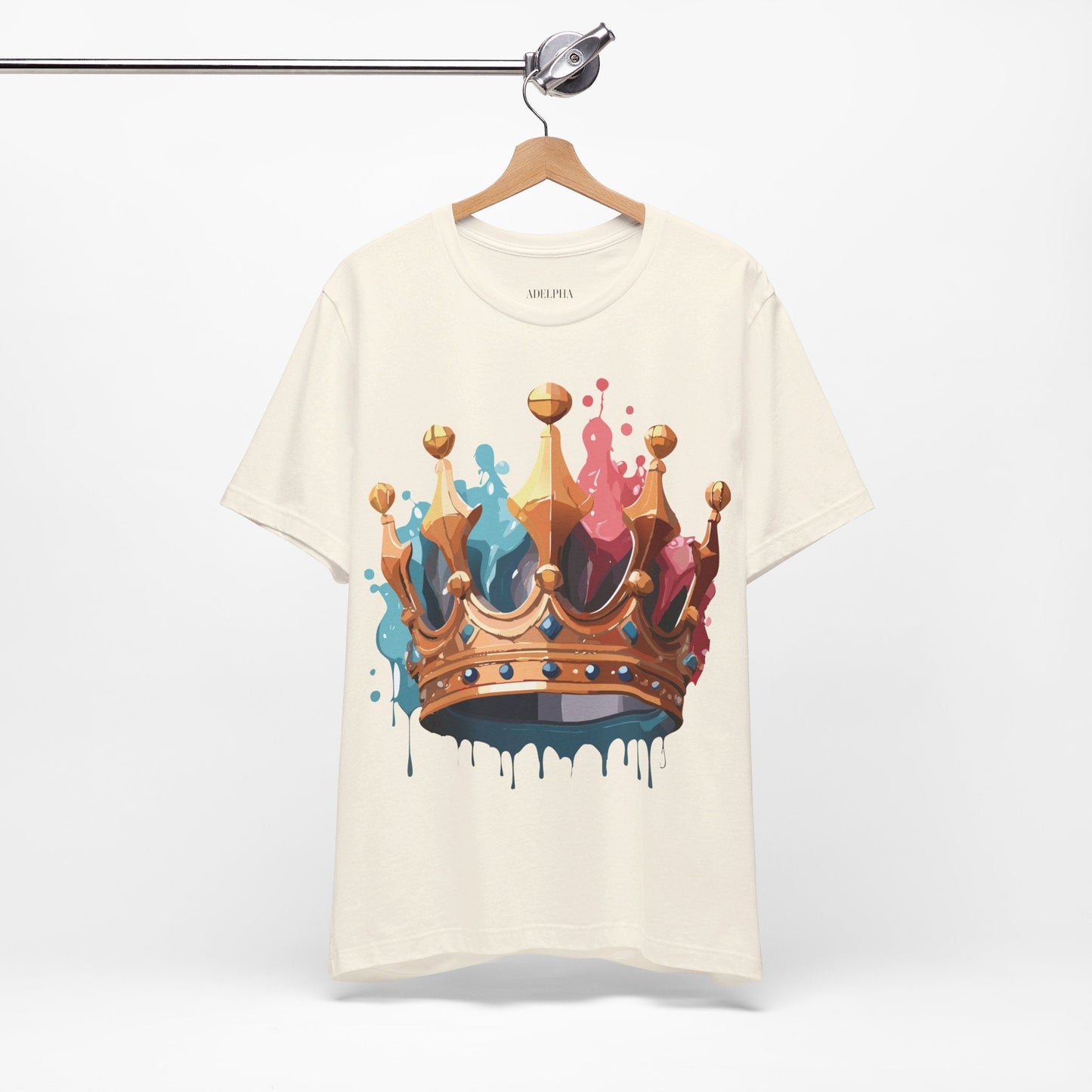 Adelpha Crown Graphic Tee Unisex Vintage Inspired Art Design Short Sleeve Premium Quality