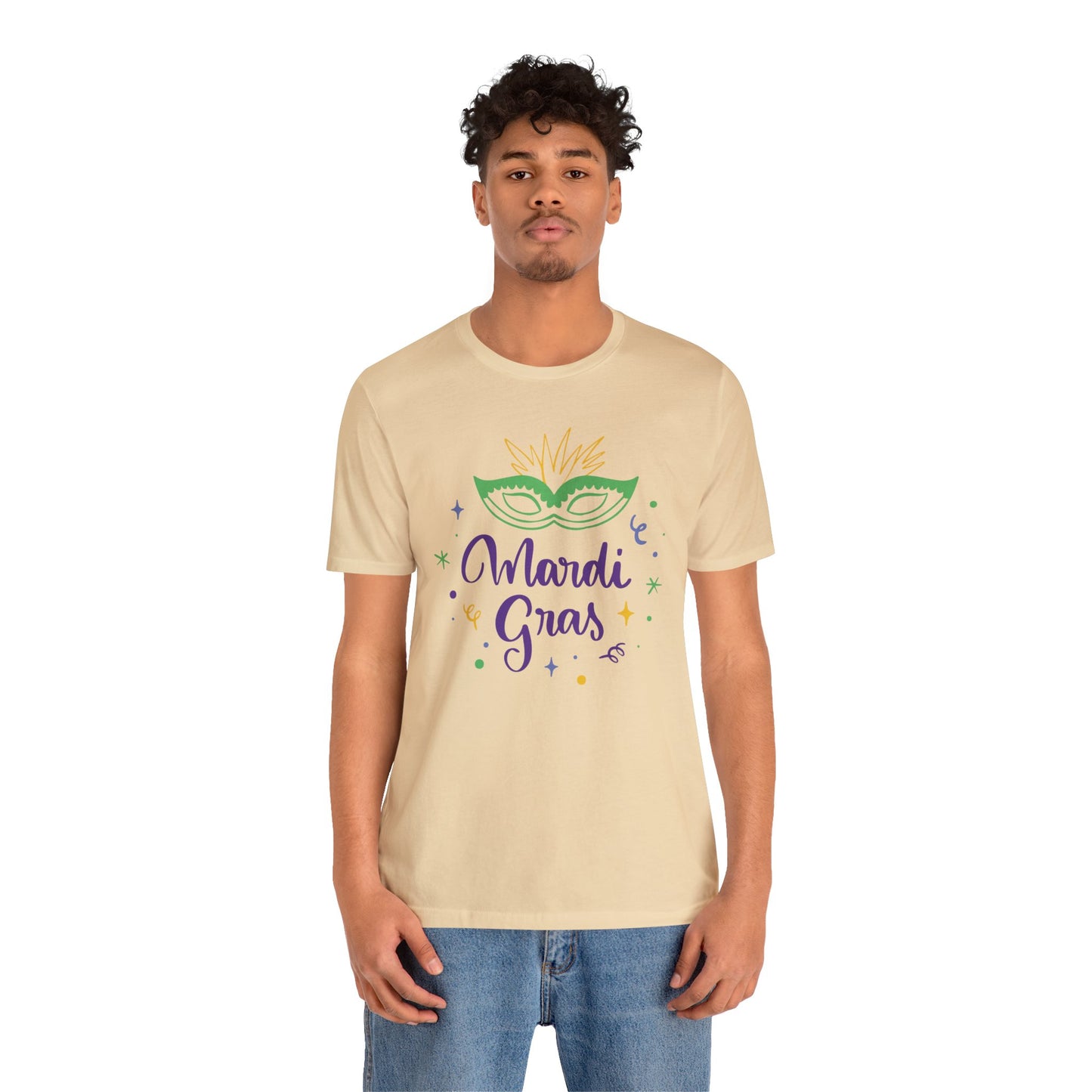 Tee-shirt en coton unisexe pour Mardi Gras