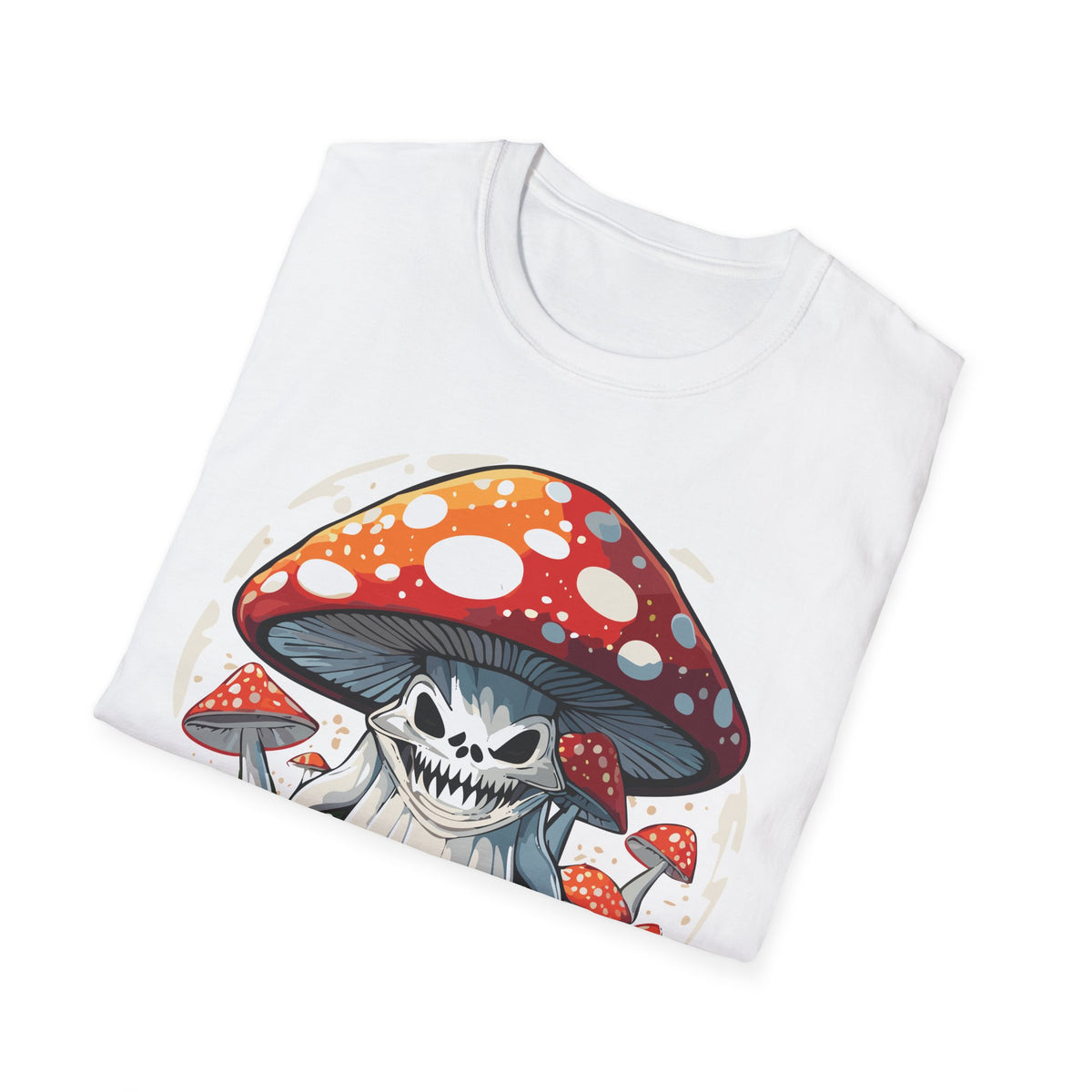 Funny Mashroom Cartoon  Graphic Tee Gildan Unisex 100 Cotton Tee Shirt c14