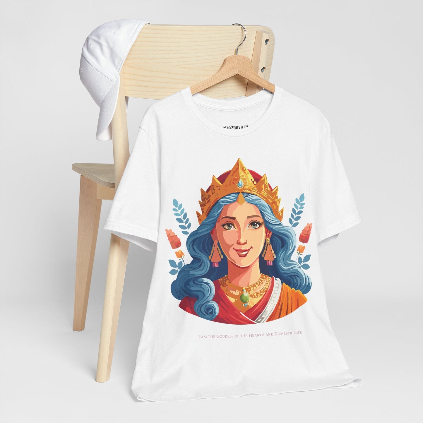 Goddess Graphic Cotton T Shirt Unisex Jersey Short Sleeve Original Art by Retro2Nova