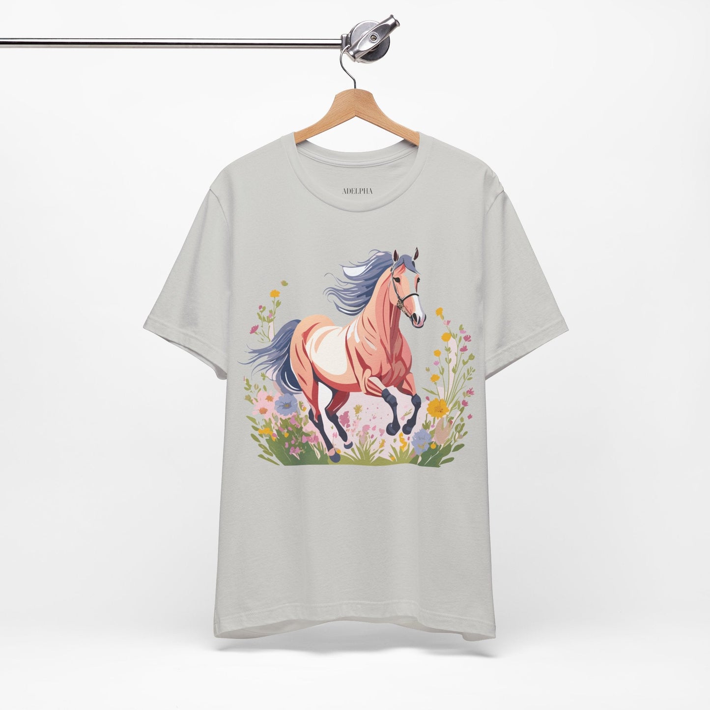 Horse Graphic Unisex 100 Cotton Vintage Animal Art T-Shirt 9