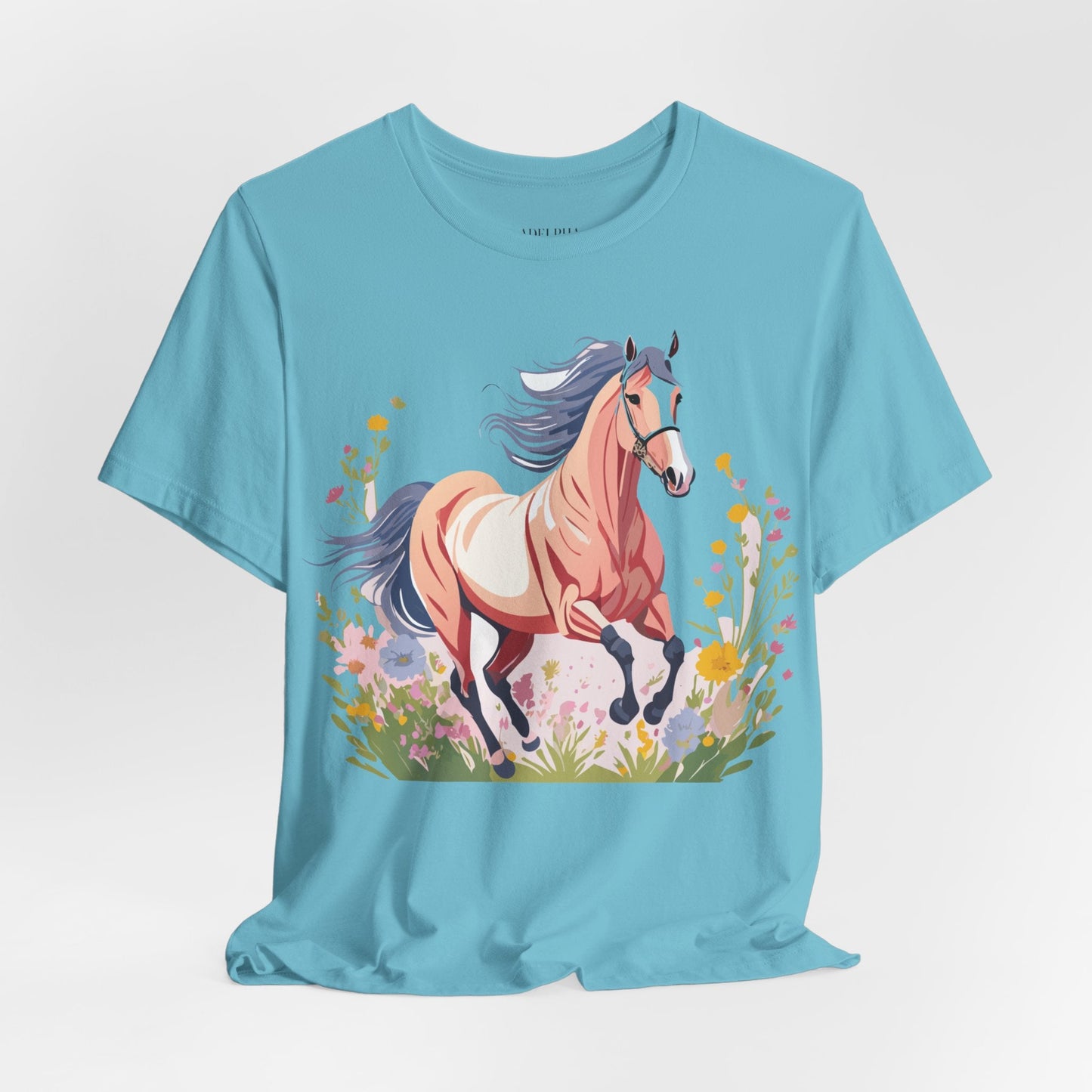 Horse Graphic Unisex 100 Cotton Vintage Animal Art T-Shirt 9