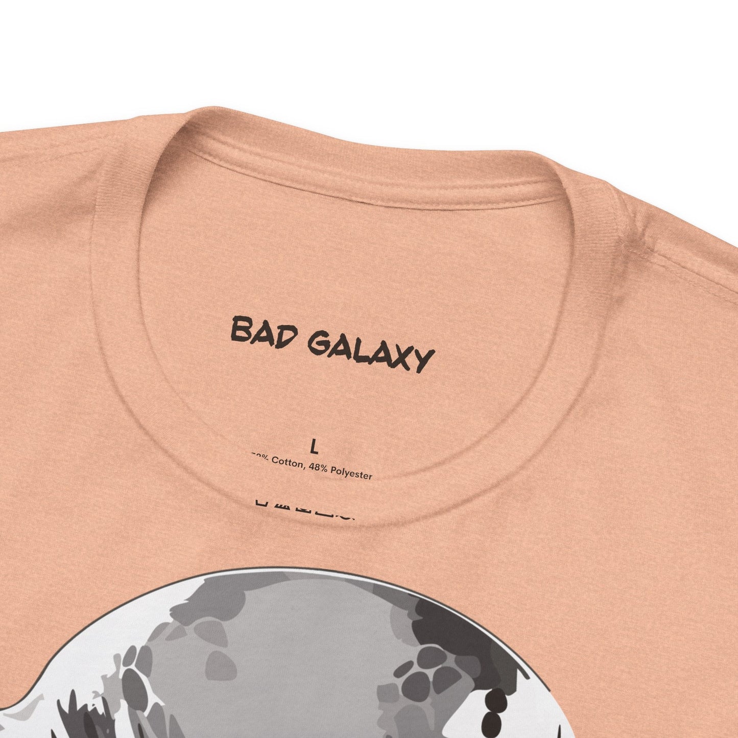 Alien Tee Shirt From Bad Galaxy Made To Order 100 Percent Cotton Eco Friendly Inks USA Designed