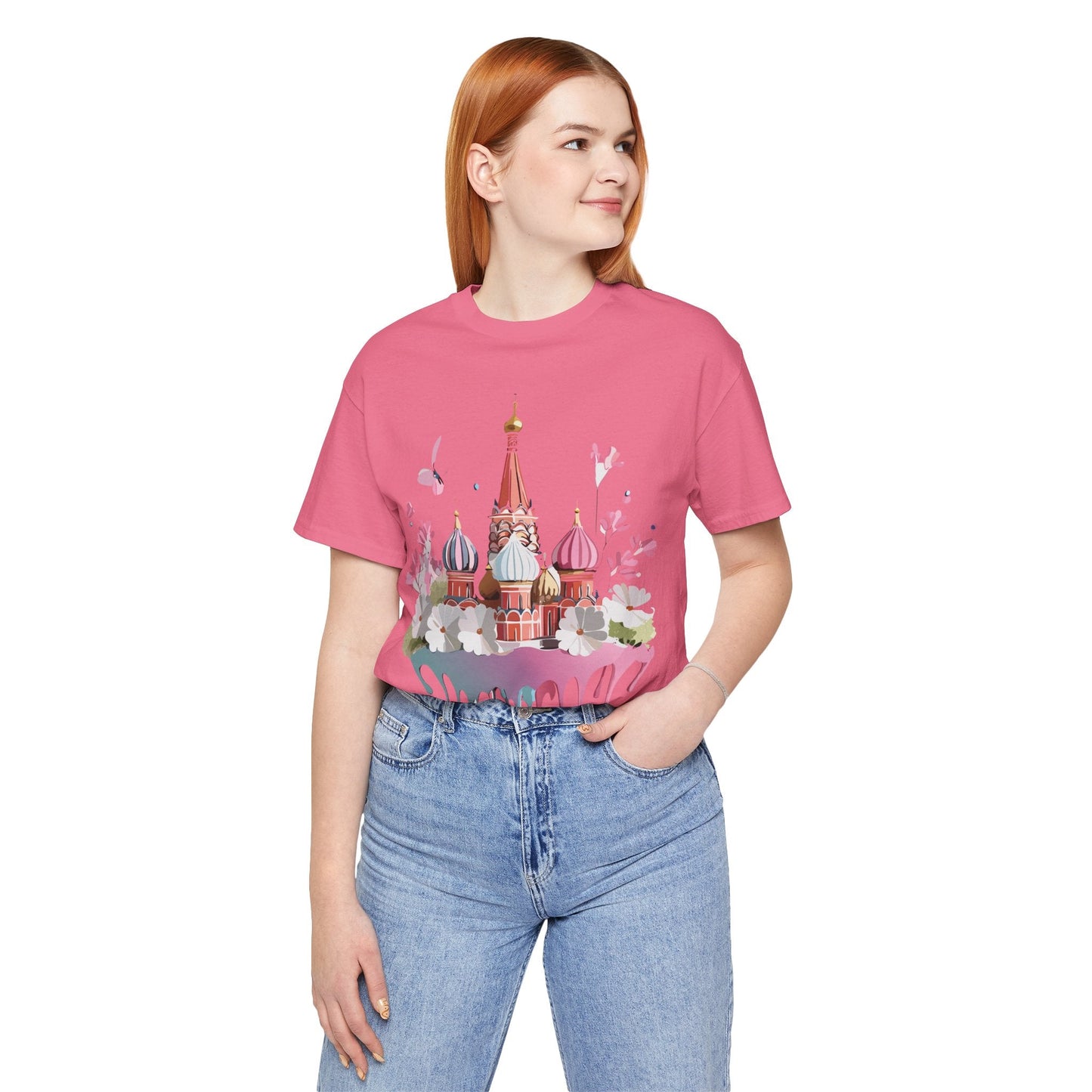 Premium Unisex Tourist Shirt Moscow Graphic Tee With Vintage Adelpha Artwork and Comfort