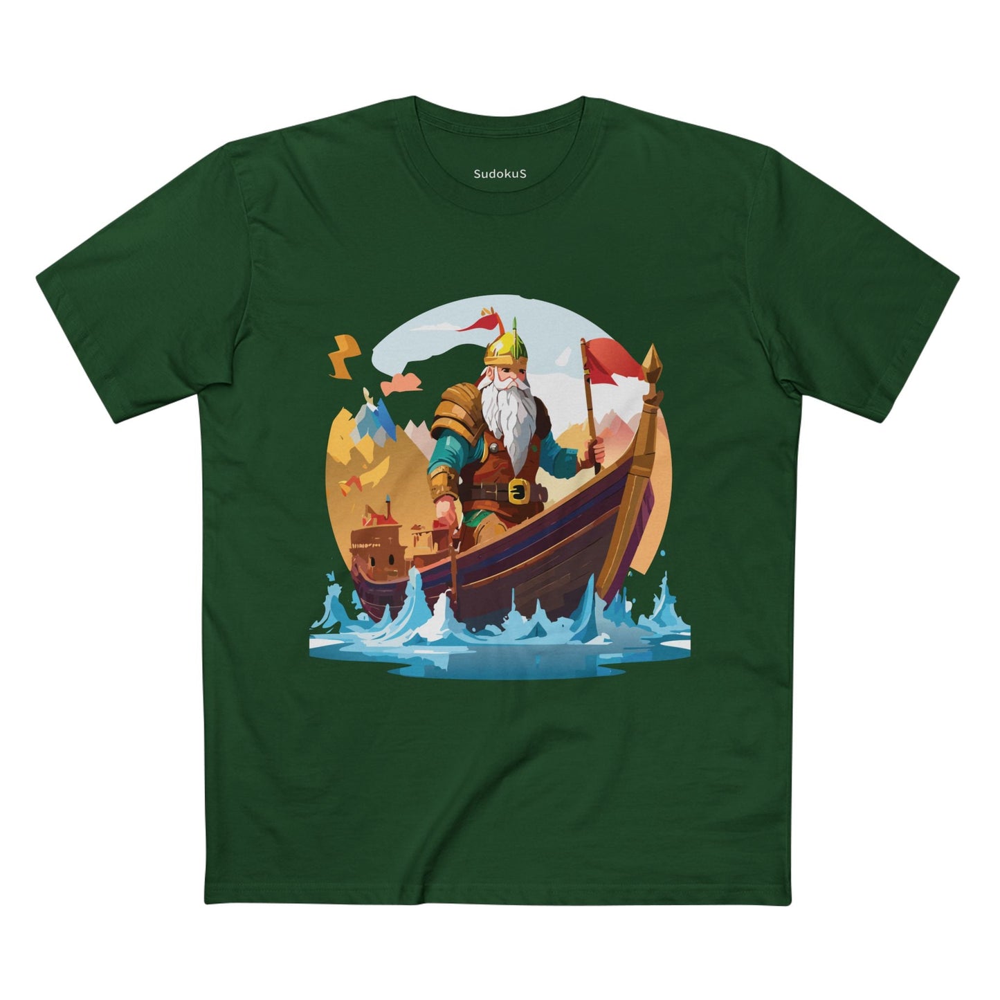 Viking Graphic Unisex 100 Cotton Staple Tee 1