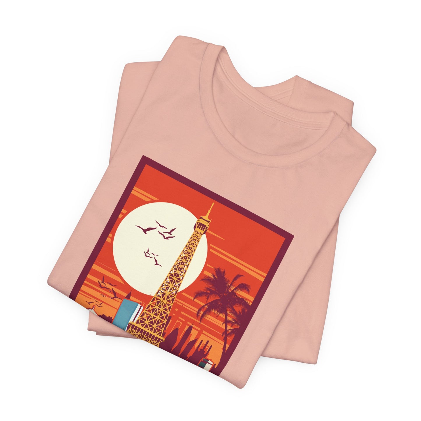 Retro Poster Paris Graphic Design Tee, Paris Shirt, Vintage Tees, Art Design T-Shirt, Graphic Tee, Retro Art Shirts