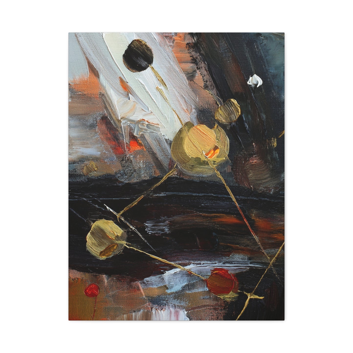Abstract Oil Painting Print Canvas 20x24,20x30,24x30 24x32,24x36,30x40 32x48,36x48,40x60 Pine-Wood Inner Frame ABS-68