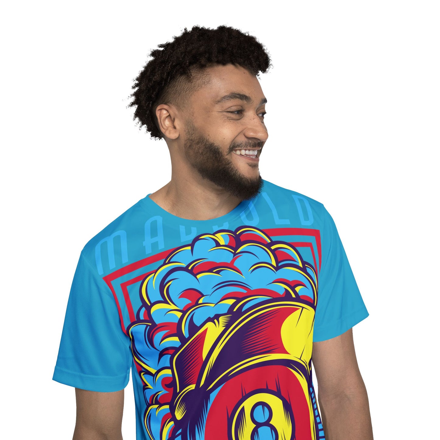 Be23 Fun Graphic T-Shirt, Art Design Poly Shirt, All Over Print Graphic Tee, Funny Print T-Shirt, Funny Cartoon Tee