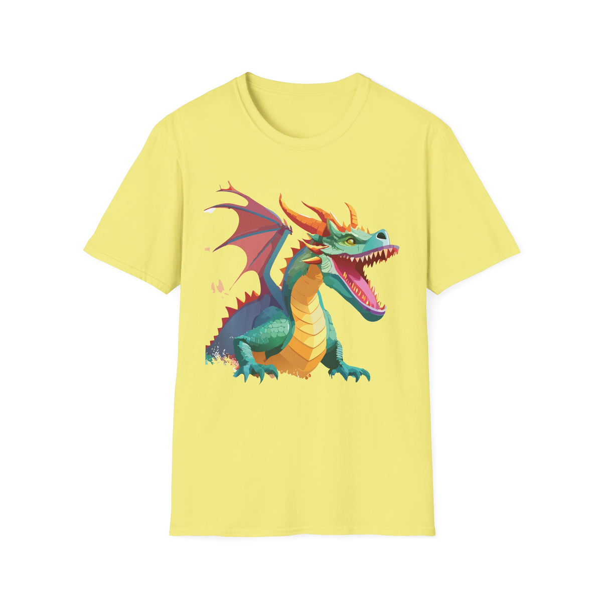 Dragon Graphic Tee Gildan Unisex 100 Cotton Tee Shirt with Animals m12