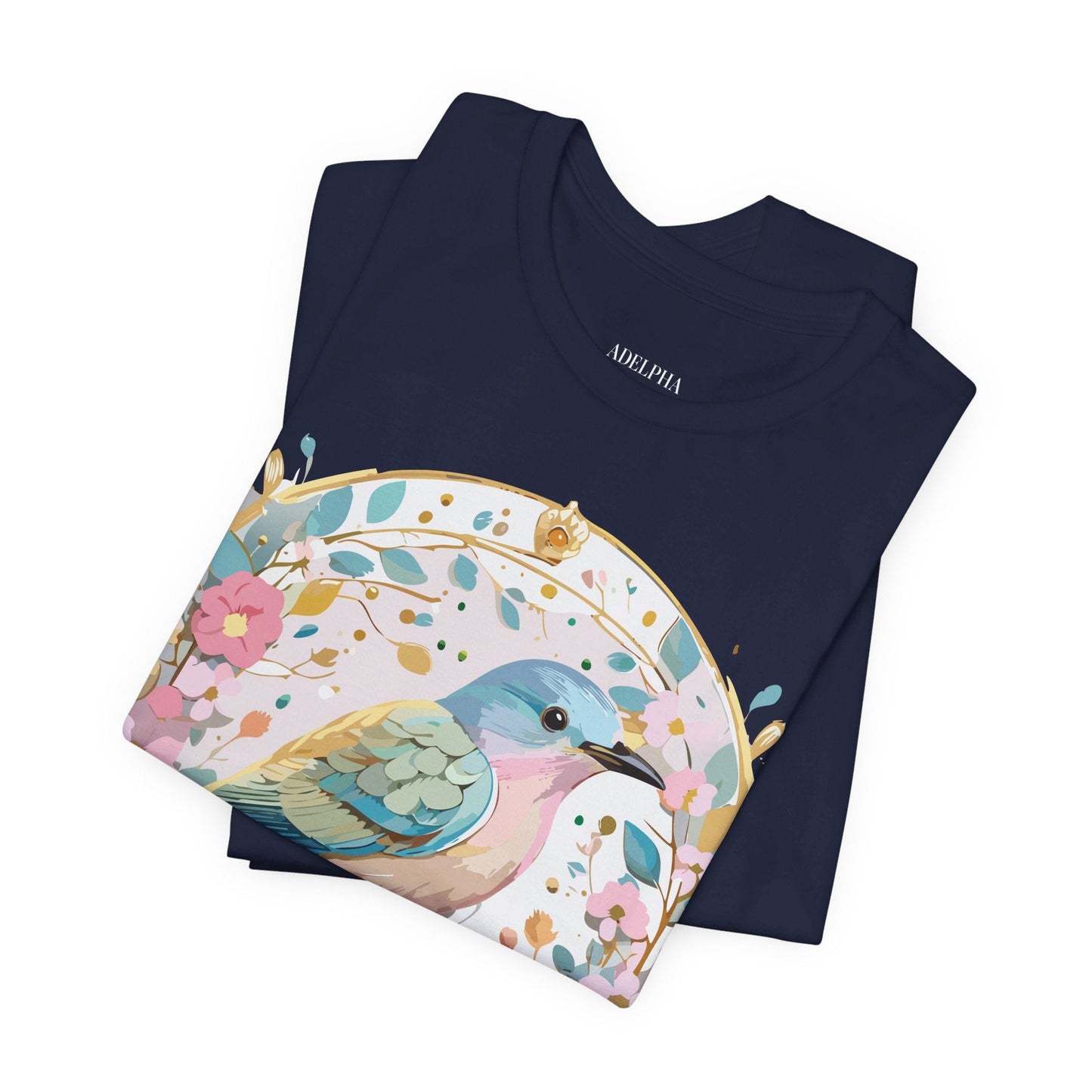 Adelpha Medallion Graphic T Shirt Unisex Short Sleeve Vintage Inspired Artwork Tee