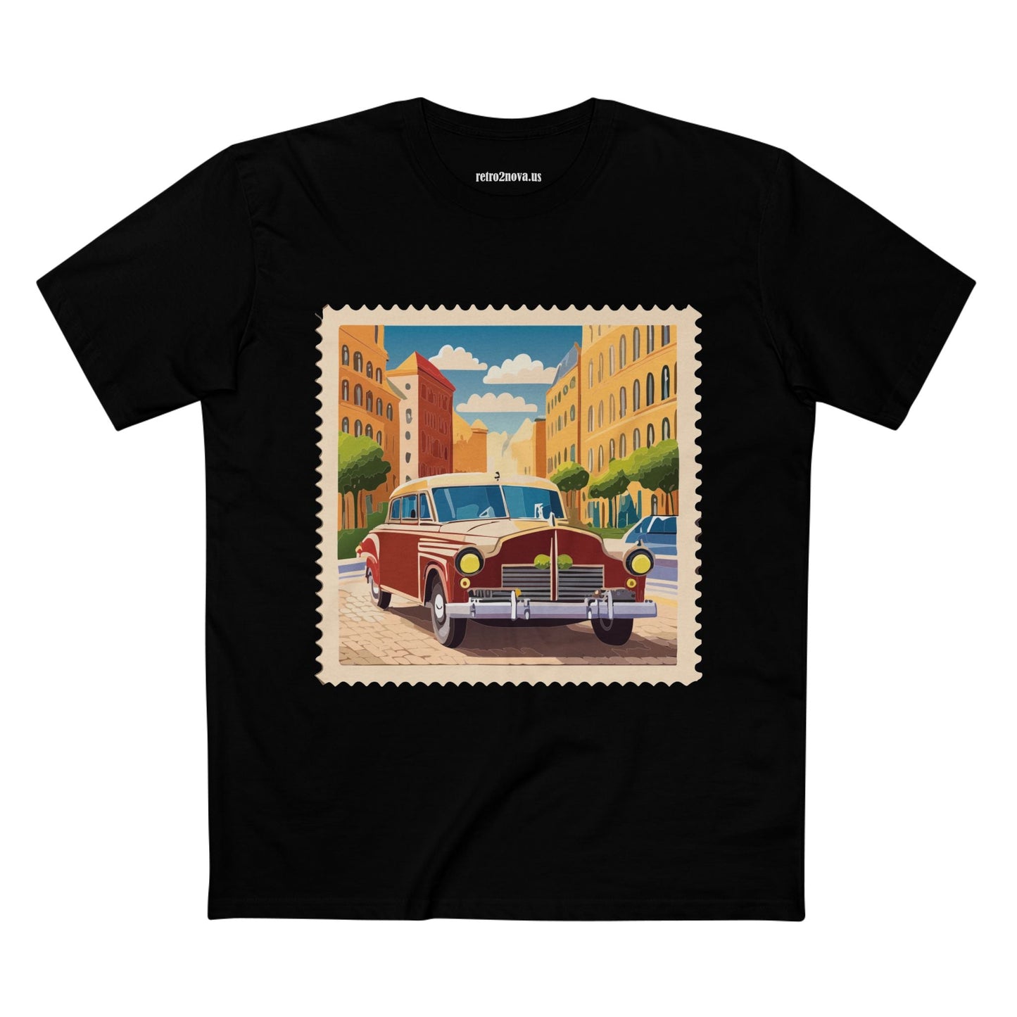 Stamp Shirt Postage Stamp Shirt Unisex Premium Cotton Tee With Original Art Design PS29