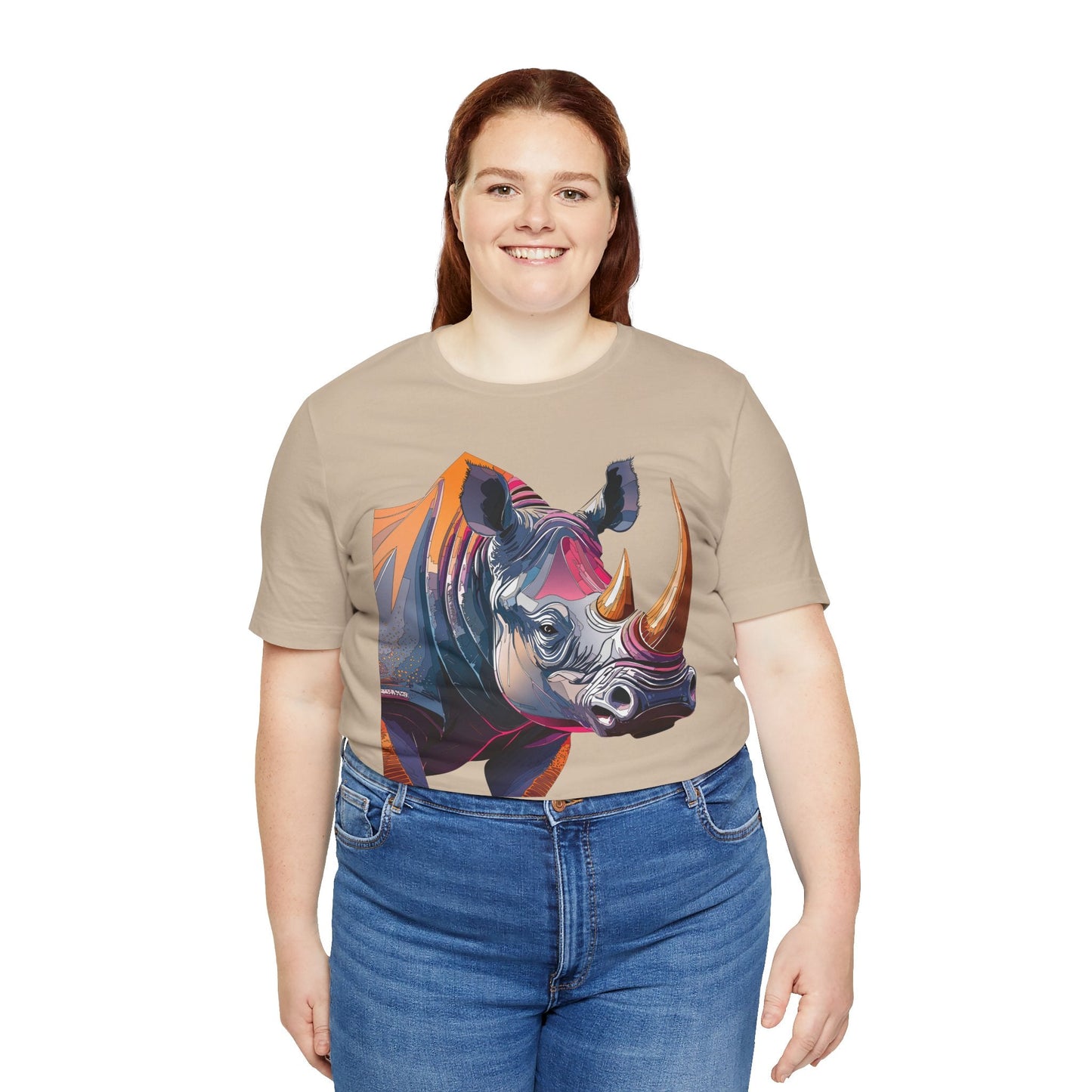 Unisex Animal Print Tee Shirt Featuring Wild Animals Art Design For Everyday Wear